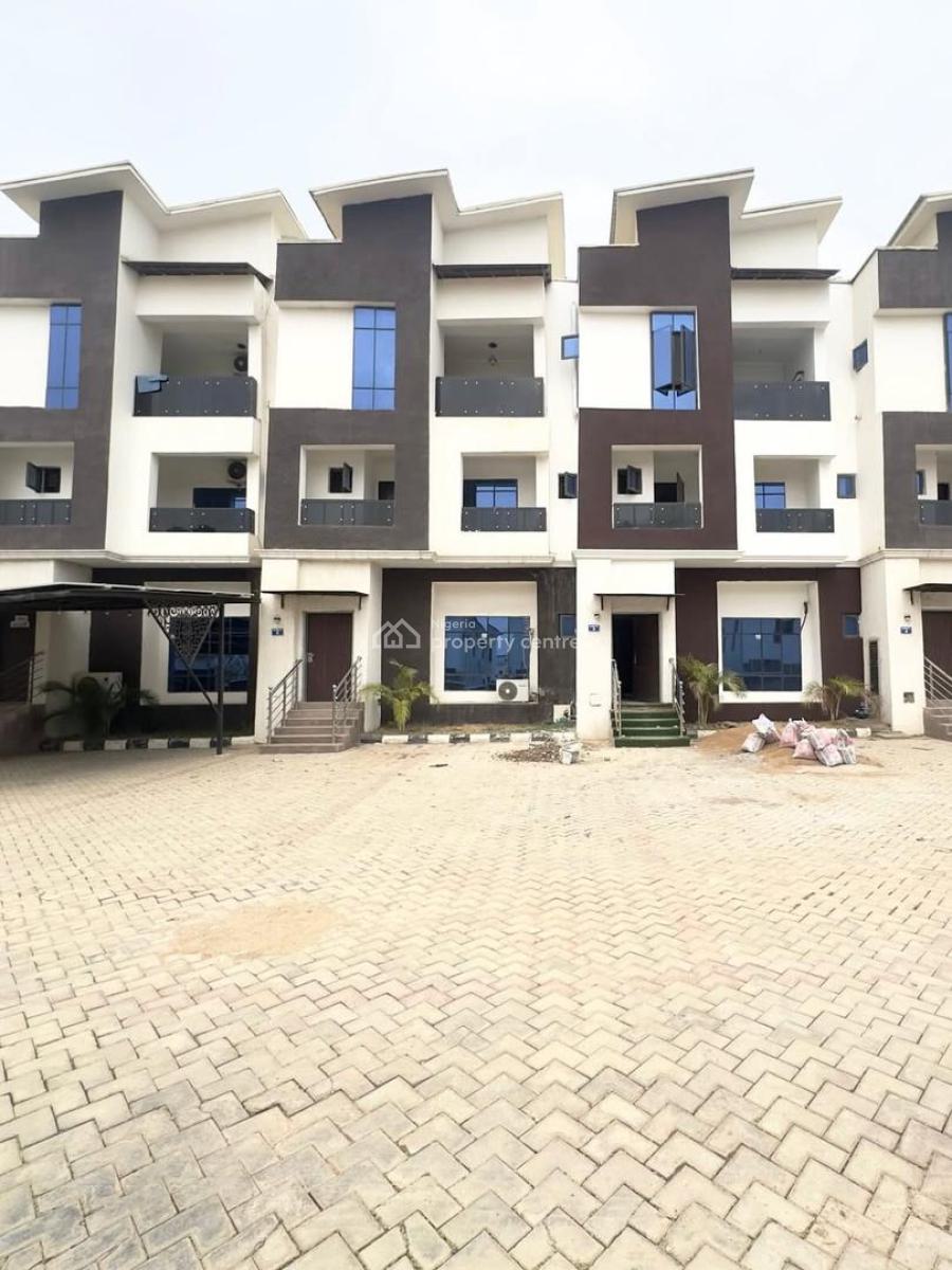 4 Bedrooms Terrace Duplex with Bq, By Gilmore, Jahi, Abuja, Terraced Duplex for Rent