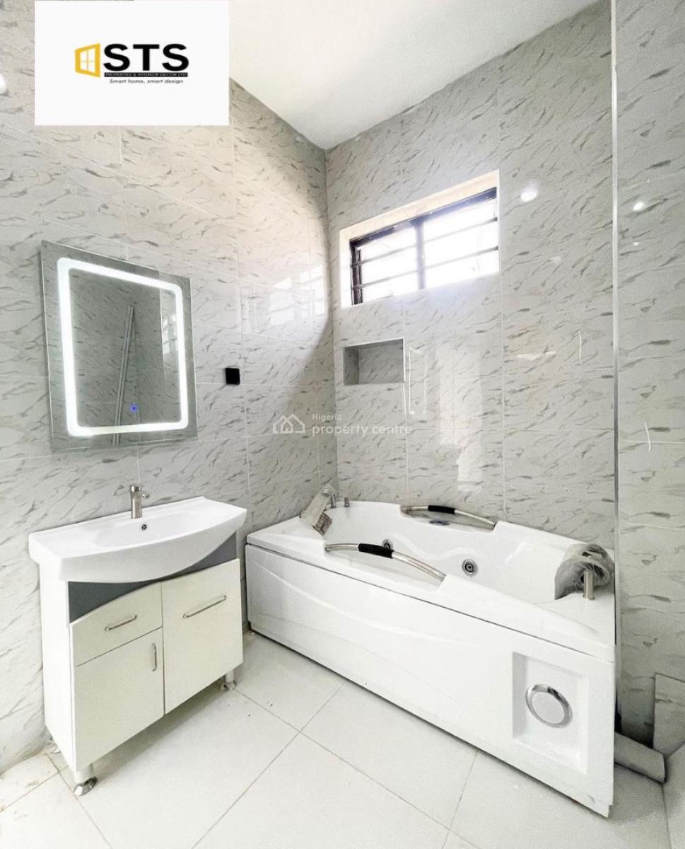 Fully Serviced 4 Bedrooms Semi Detached Duplex with Pool and Gym, Osapa, Lekki, Lagos, Semi-detached Duplex for Rent