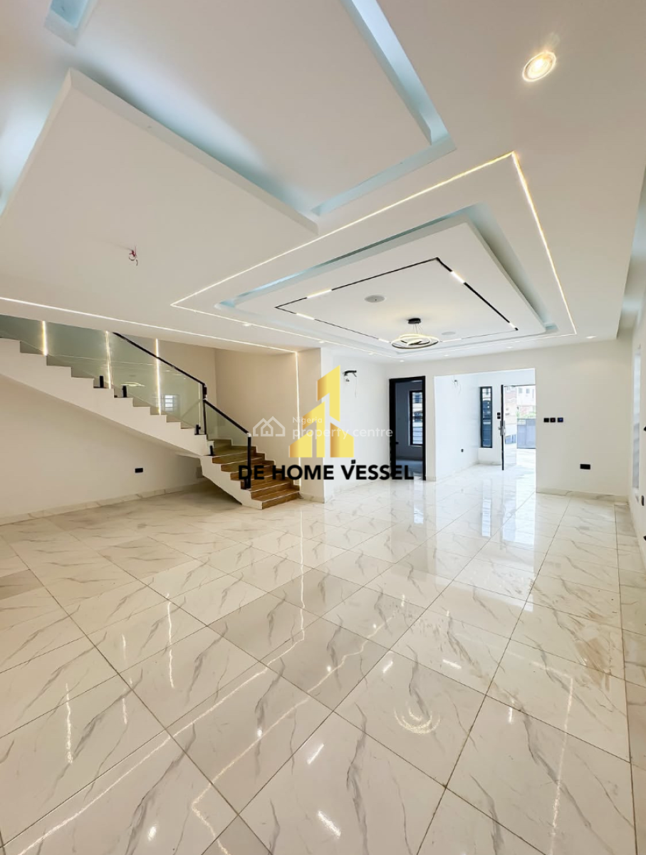 Space and Luxury Beautifully Finished 5 Bedroom Detached Home with Rooftop Terrace, Sangotedo, Ajah, Lagos, Detached Duplex for Sale