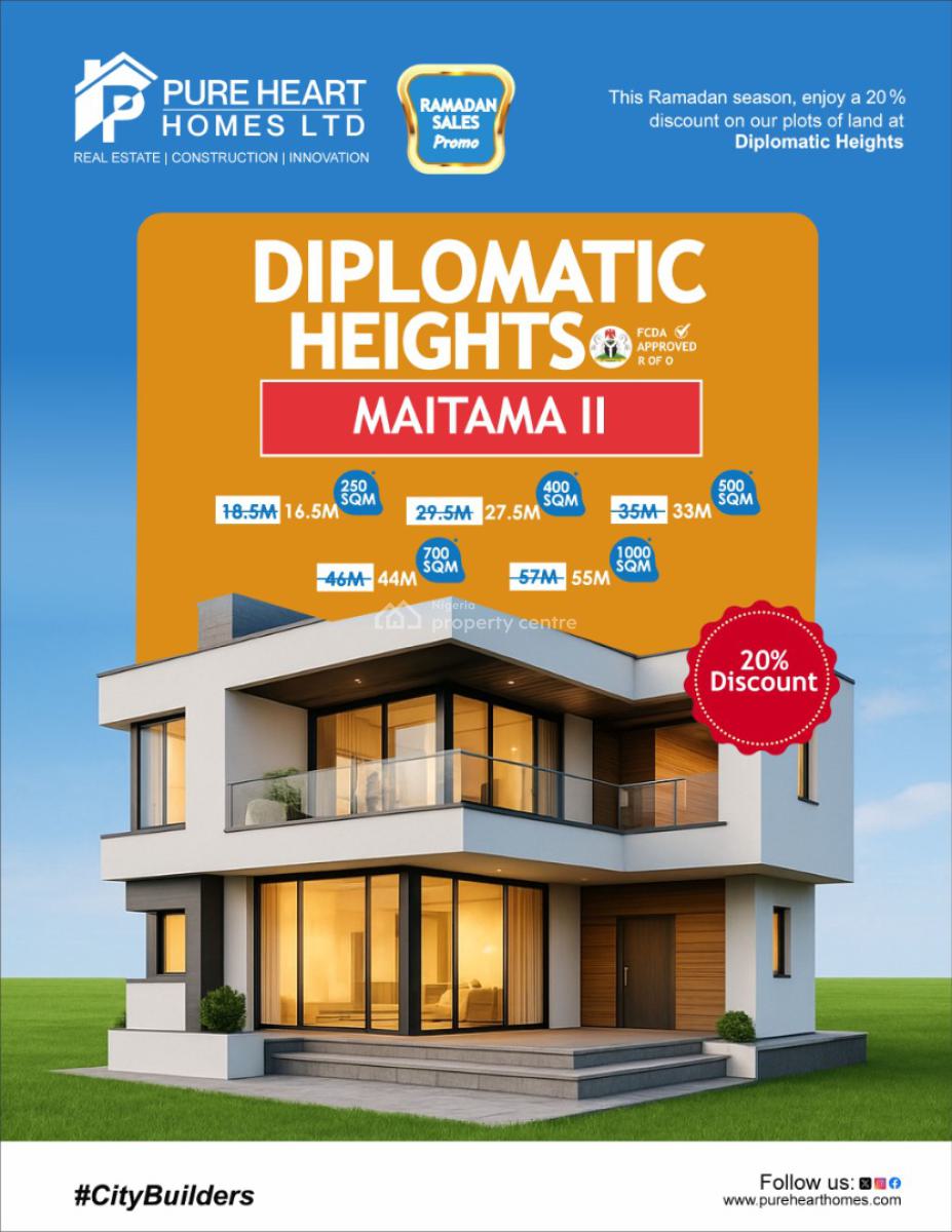 Investment Estate Land, Extension, Maitama 2, Maitama District, Abuja, Residential Land for Sale