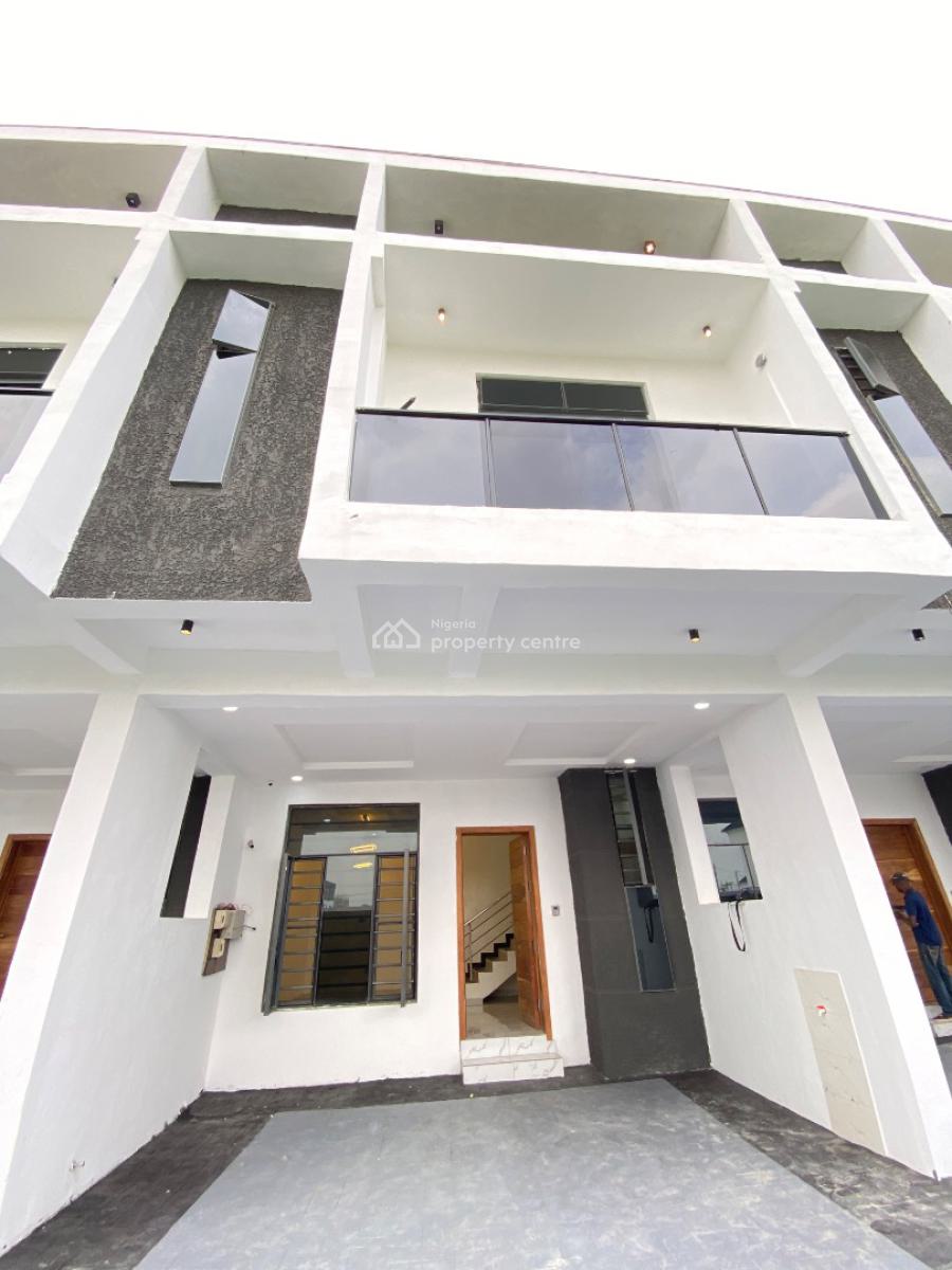 Newly Built 3 Bedroom Duplex with Solar, Ajah, Lagos, Terraced Duplex for Sale