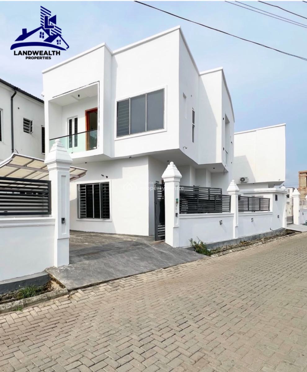 Tastefully 4 Bedroom Fully Detached with Swimming Pool Duplex with Bq, Orchid, Lekki, Lagos, Detached Duplex for Sale
