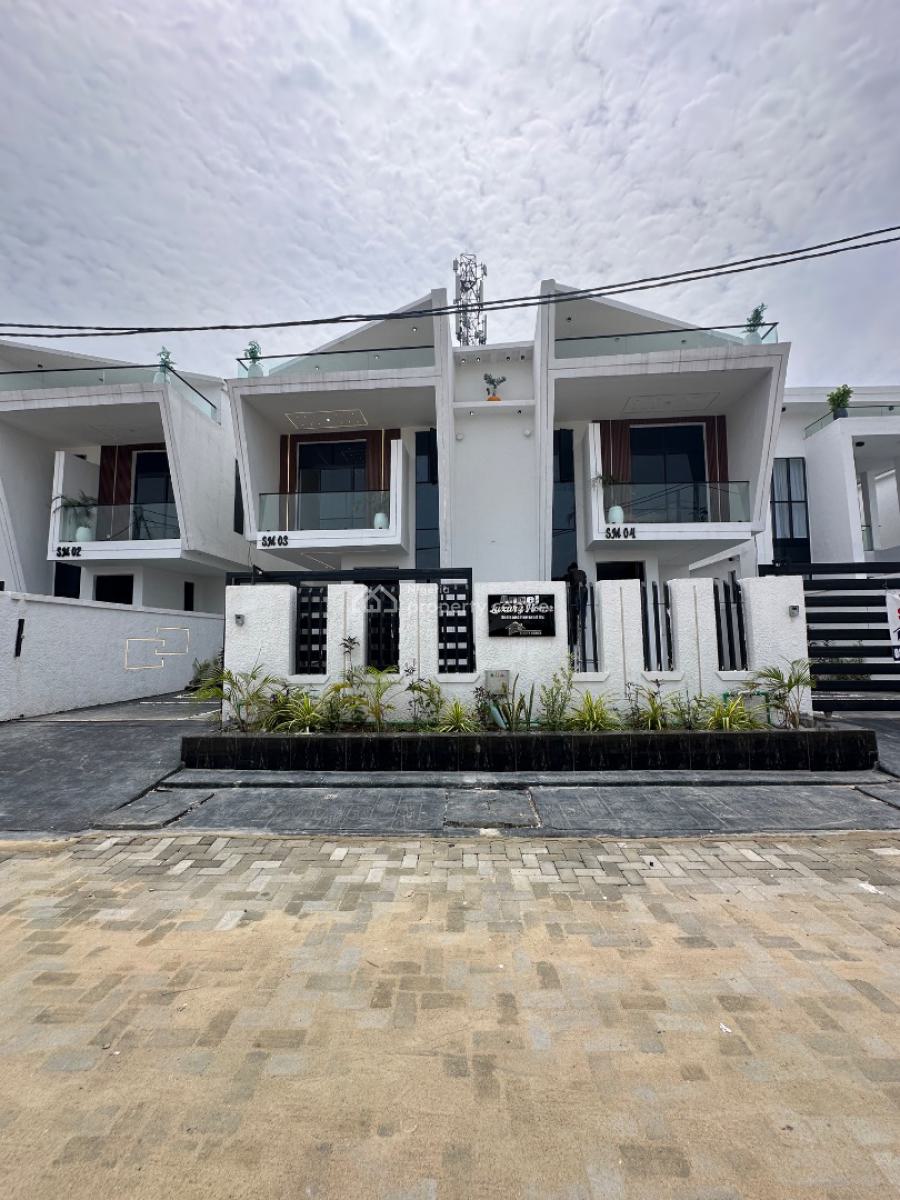 Beautifully Built 4 Bedroom Semi Detached Duplex with Bq, Ikota, Lekki, Lagos, Semi-detached Duplex for Sale