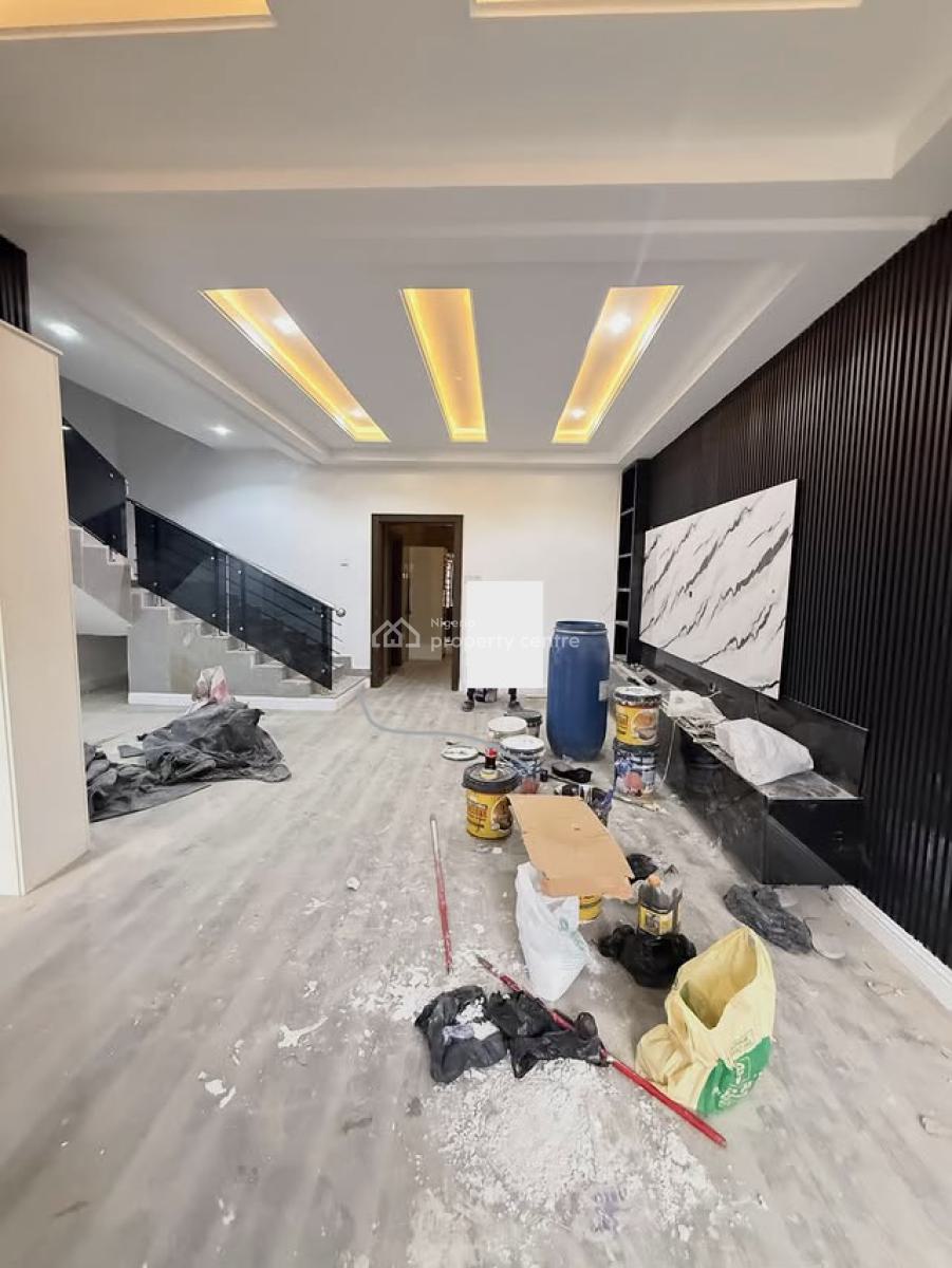 Newly Built and Spacious 4 Bedroom Terrace Duplex with Bq, Jahi, Abuja, Terraced Duplex for Rent