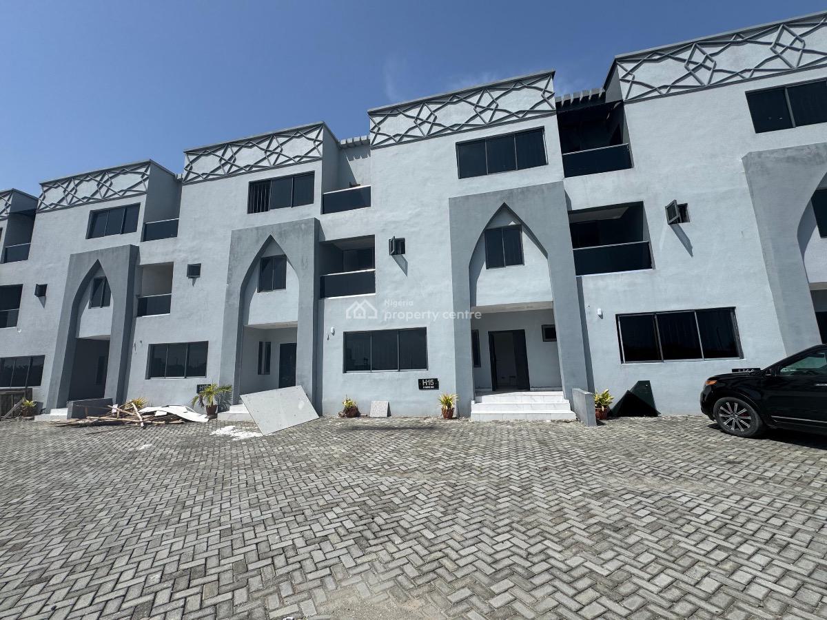 a Well Spacious New 4 Bedroom Townhouse Duplex with a Bq, De Castle Estate Opposite Cooplag Estate, Orchid Road, Lekki, Lagos, Terraced Duplex for Sale