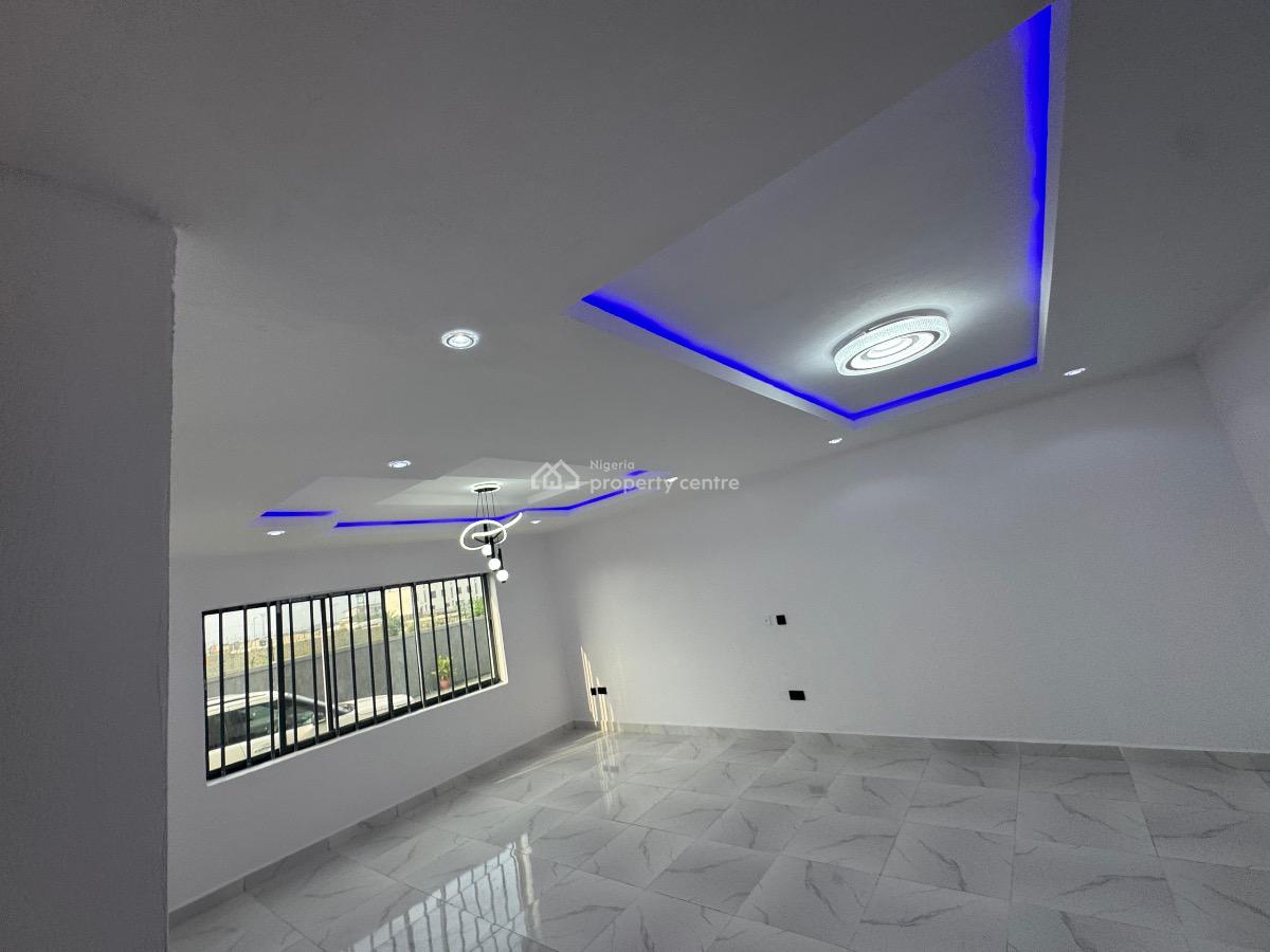 a Well Spacious New 4 Bedroom Townhouse Duplex with a Bq, De Castle Estate Opposite Cooplag Estate, Orchid Road, Lekki, Lagos, Terraced Duplex for Sale