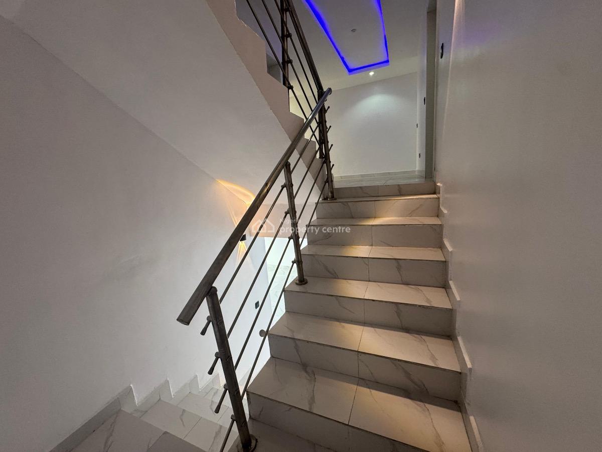 a Well Spacious New 4 Bedroom Townhouse Duplex with a Bq, De Castle Estate Opposite Cooplag Estate, Orchid Road, Lekki, Lagos, Terraced Duplex for Sale