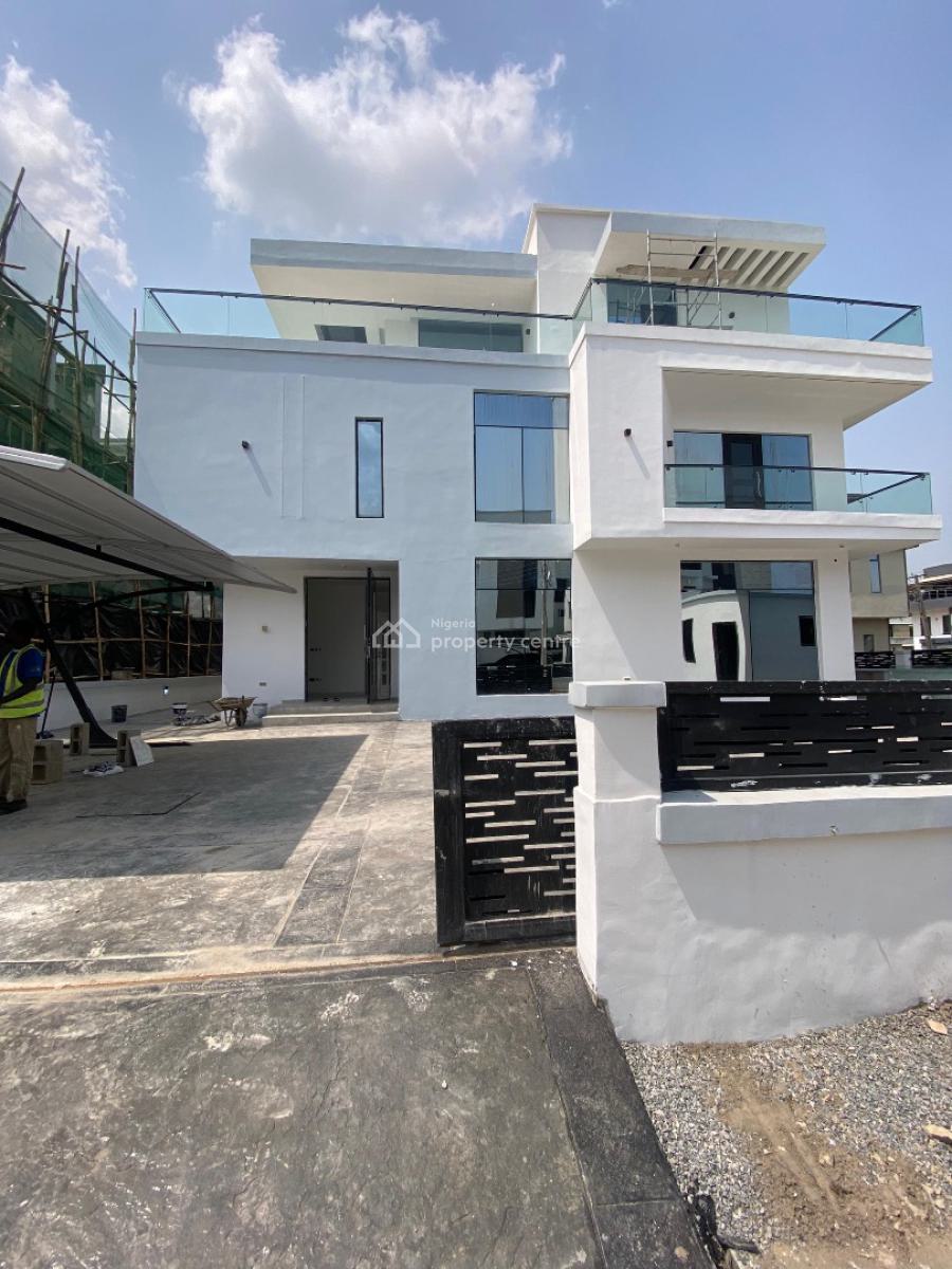 5 Bedrooms Detached Duplex with Penthouse ,pool ,cinema and Rooftop, Osapa, Lekki, Lagos, Detached Duplex for Rent