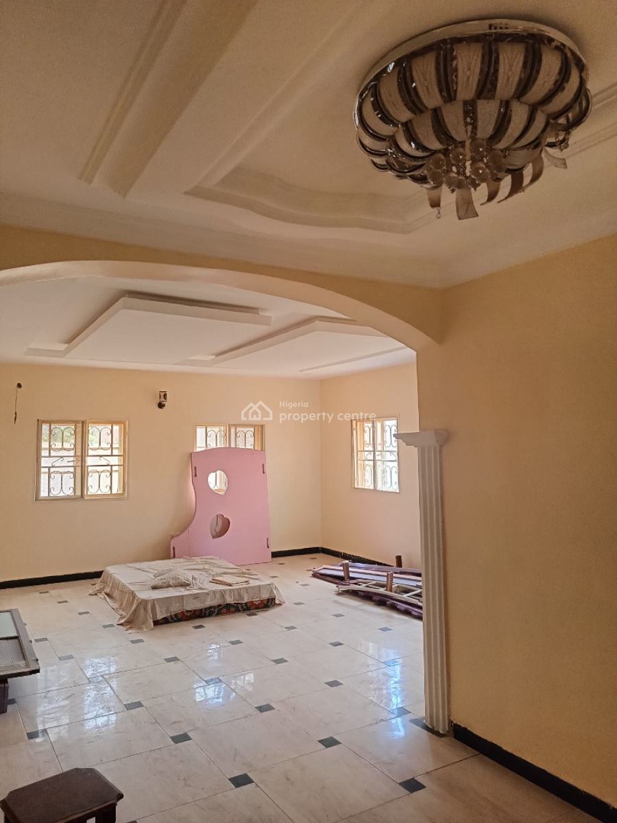 Clean & Spacious 3 Bedrooms Alone in The Compound, Arab Road, Kubwa, Abuja, Detached Bungalow for Rent