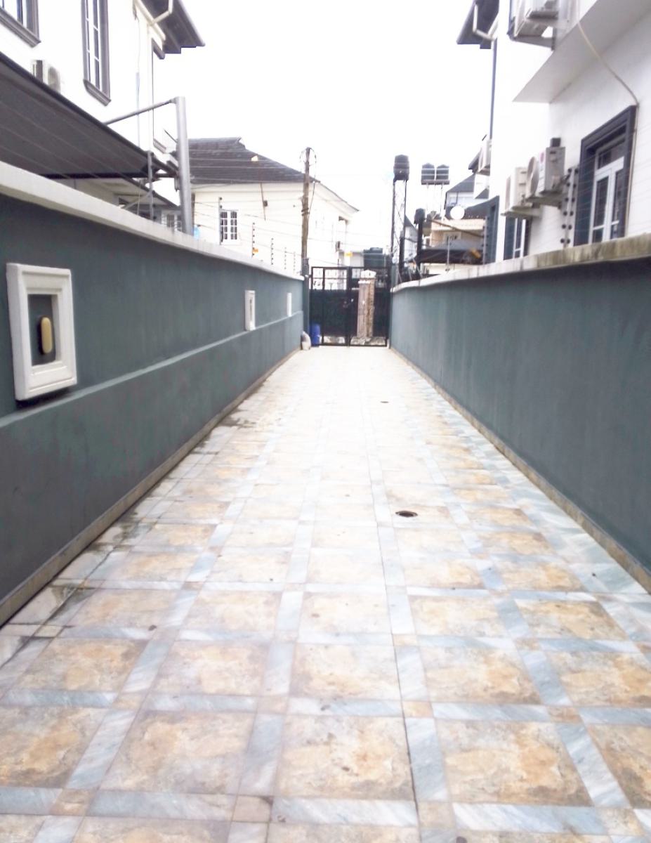 Nice and Standard Upstairs Self Contain, Shoprite Road, Osapa, Lekki, Lagos, Self Contain (single Rooms) for Rent