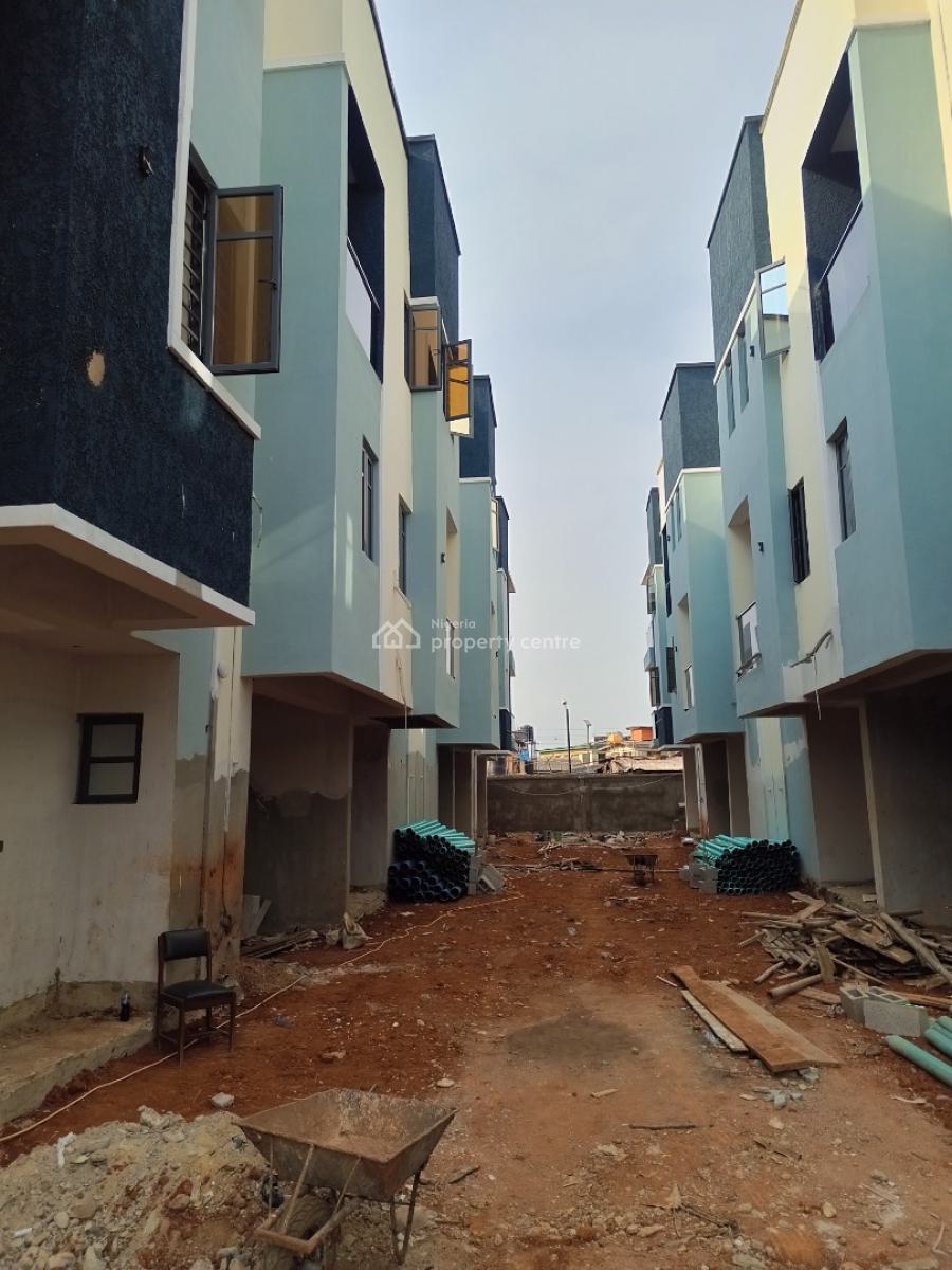 Newly Built Luxury & Serviced 4 Bedroom Terrace Duplex with a Room Bq, Oregun, Ikeja, Lagos, Terraced Duplex for Sale