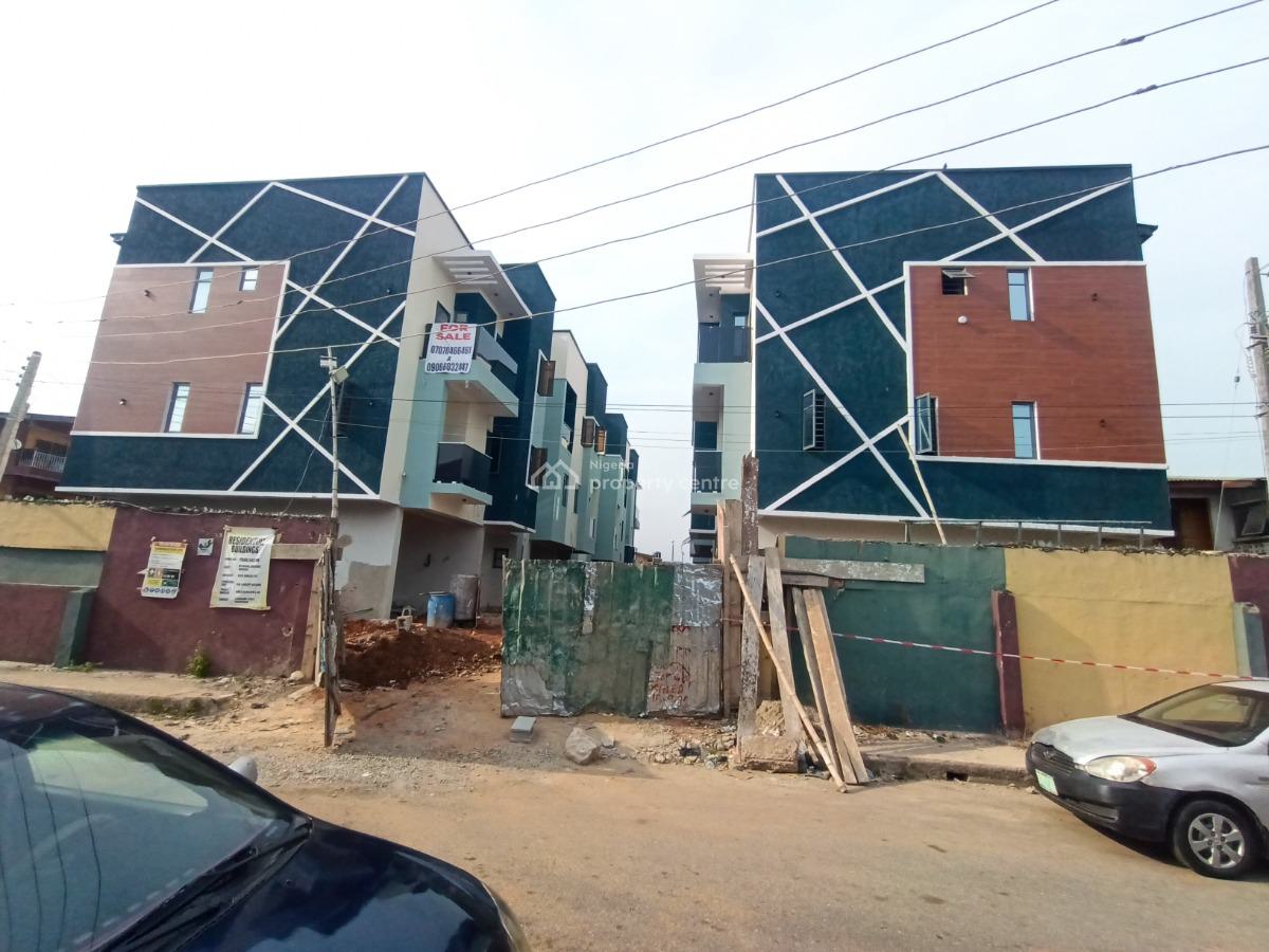 Newly Built Luxury & Serviced 4 Bedroom Terrace Duplex with a Room Bq, Oregun, Ikeja, Lagos, Terraced Duplex for Sale