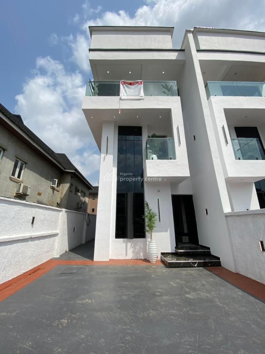 Newly Built 5 Bedroom Semi-detached Duplex Plus Bq in a Estate, Adeniyi Jones, Ikeja, Lagos, Detached Duplex for Sale