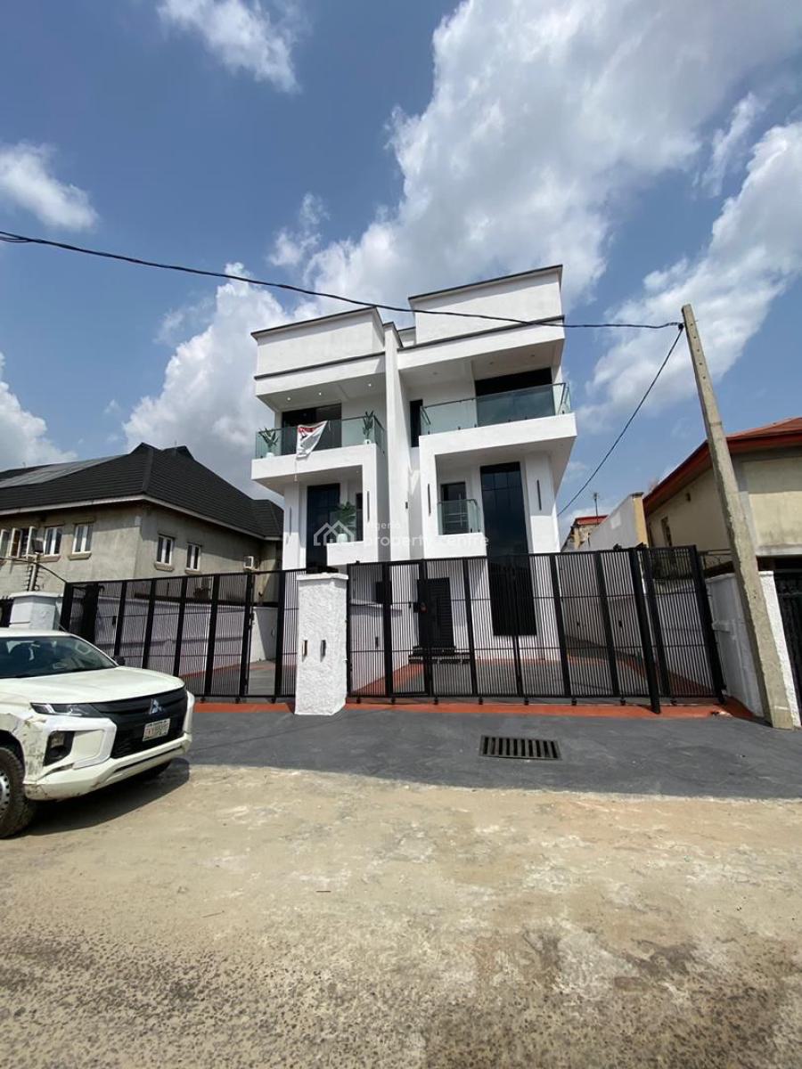 Newly Built 5 Bedroom Semi-detached Duplex Plus Bq in a Estate, Adeniyi Jones, Ikeja, Lagos, Detached Duplex for Sale