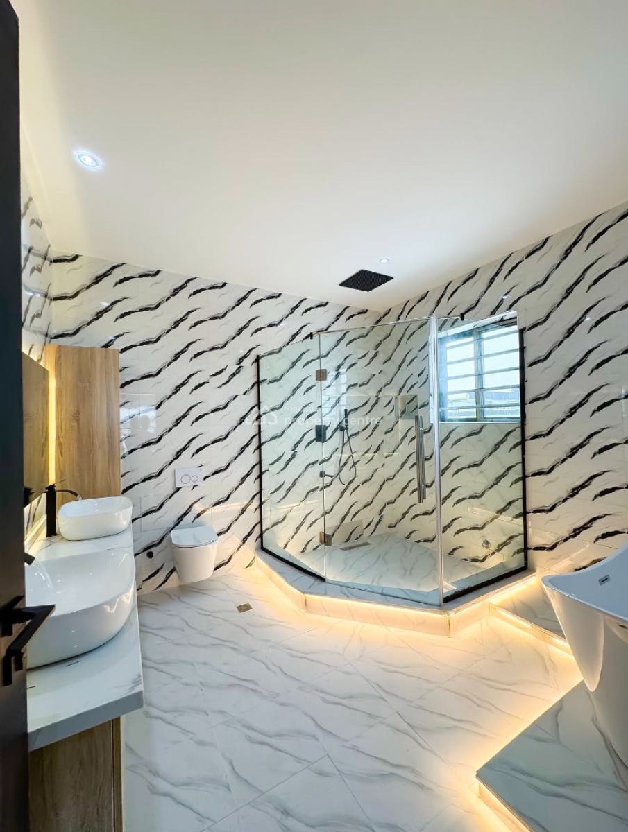 Contemporary 5 Bedroom Fully Detached Penthouse with Rooftop Terrace, Sangotedo, Ajah, Lagos, Detached Duplex for Sale