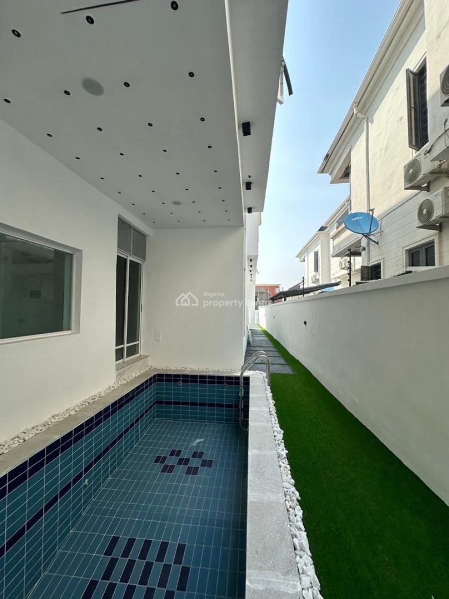 Exquisite 5 Bedroom Fully Detached Duplex with Pool and Bq, Ologolo, Lekki, Lagos, Detached Duplex for Sale