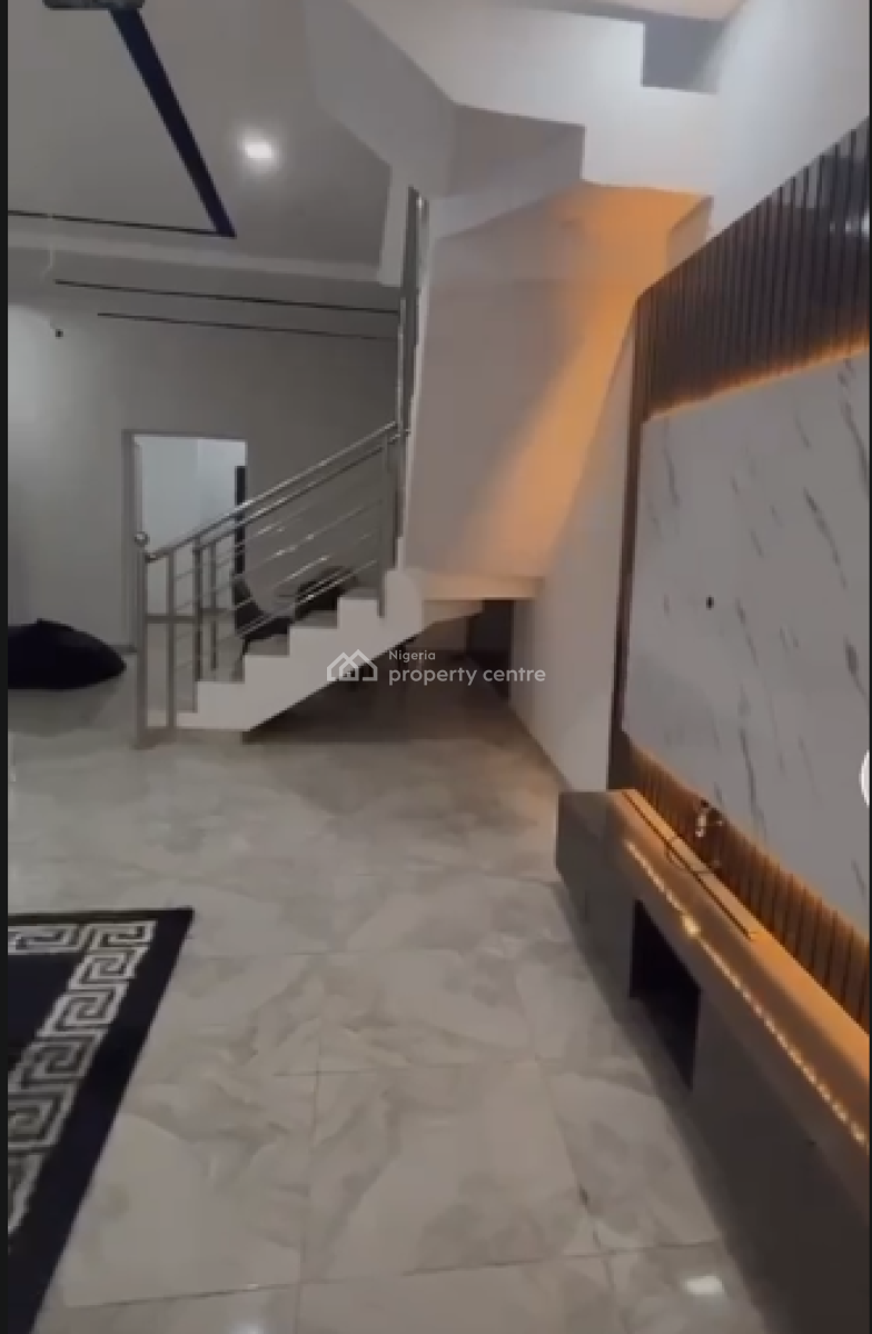 a Very Sharp 4 Bedrooms Town House Plus Bq, Ajiwe, Ajah, Lagos, Terraced Duplex for Rent