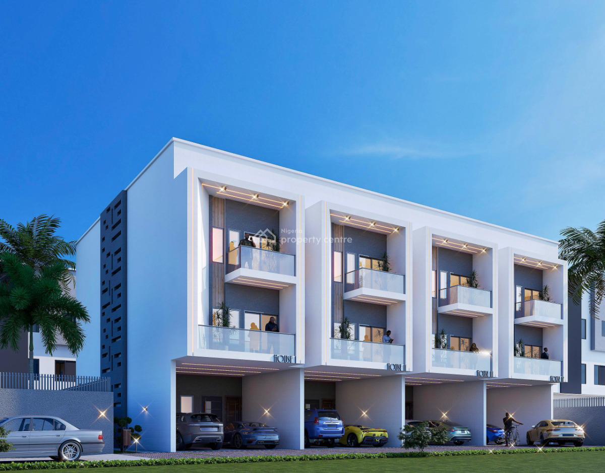 Brand New 4-bedroom Duplex with a Bq Off Plan, Unilag Estate, Gra Phase 1, Magodo, Lagos, Terraced Duplex for Sale