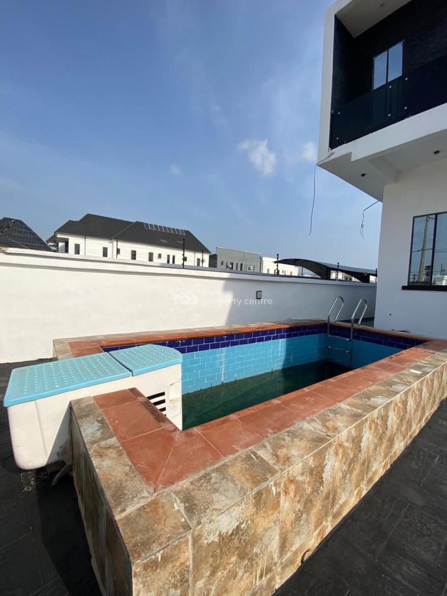 Lovely 5 Bedroom Fully Detached Duplex with Pool in a Secured Estate, Lbs, Ajah, Lagos, Detached Duplex for Sale