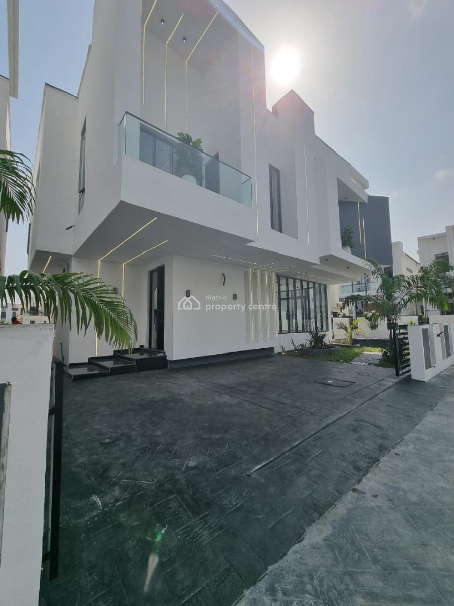 Ultramodern 4-bedroom Detached Duplex with Bq, Chevron, Lekki, Lagos, House for Sale