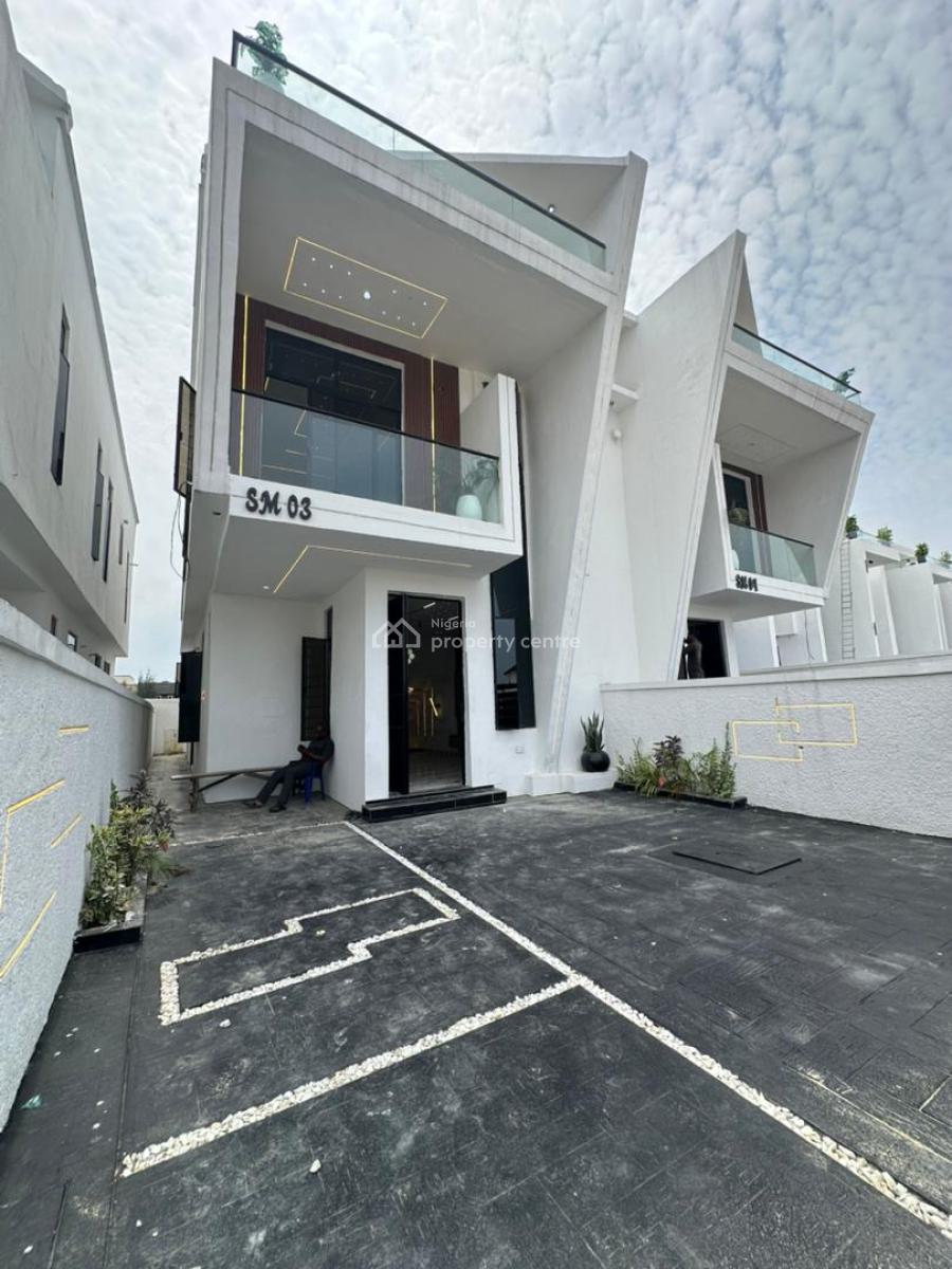 Beautifully Built 4 Bedroom Semi Detached Duplex with Bq, Ikota, Lekki, Lagos, Semi-detached Duplex for Sale