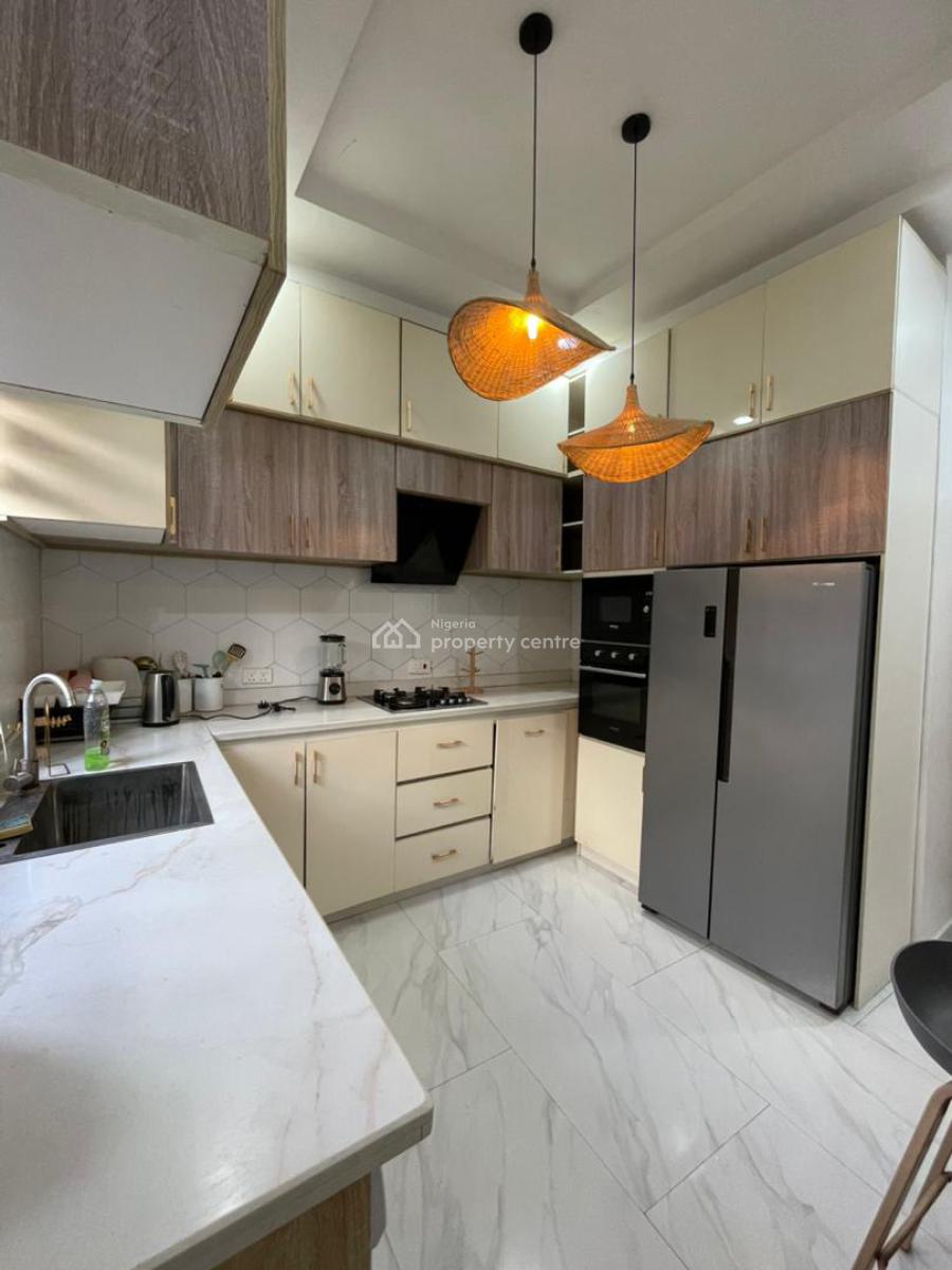 Serviced 4bedroom Terrace Duplex with Bq and Swimming Pool, Lekki Right, Ikate, Lekki, Lagos, Terraced Duplex for Rent