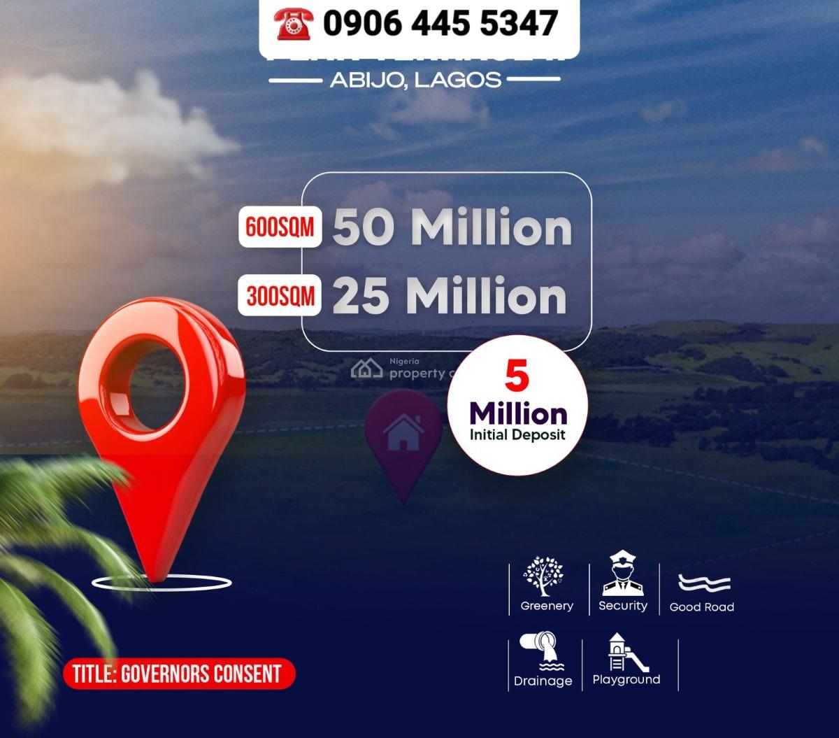 Plots of Land Opposite Abijo G.r.a, Abijo Lagos, Opposite Abijo G.r.a, Abijo, Lekki, Lagos, Residential Land for Sale