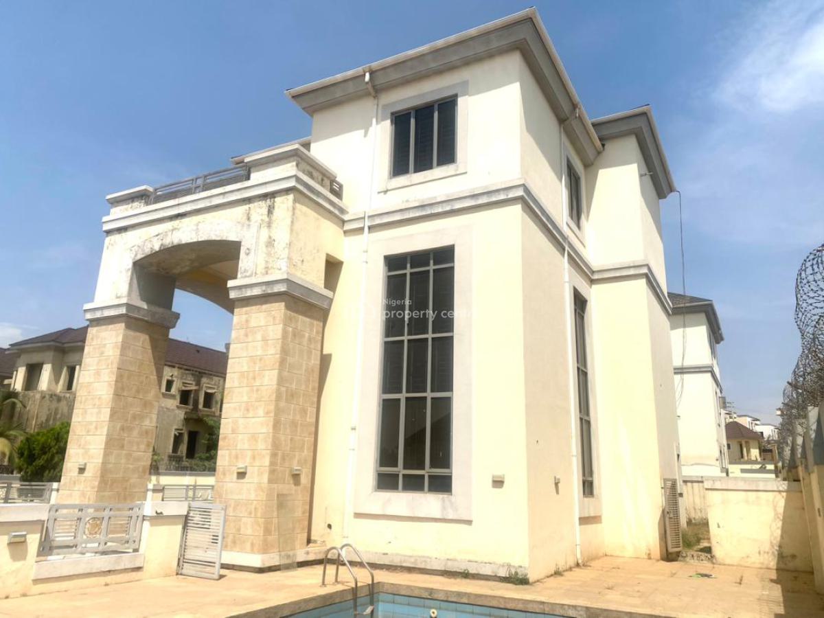 Luxury 6 Bedroom Serviced & Spacious Detached Duplex, Bq, Pool, Asokoro District, Abuja, Detached Duplex for Rent