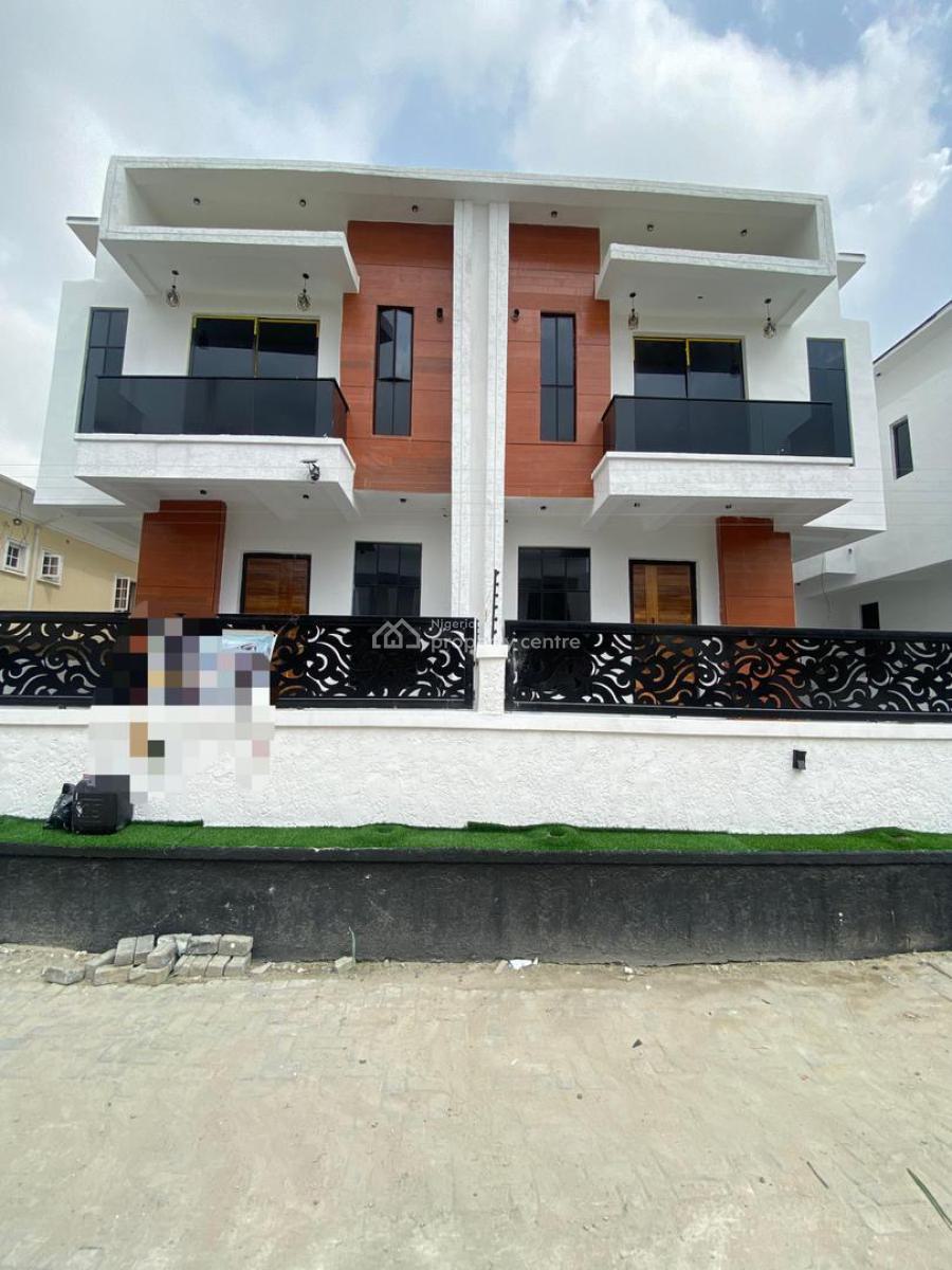 Contemporary 4-bedroom Semi- Detached Duplex + Bq, Abraham Adesanya, Ajah, Lagos, Semi-detached Duplex for Sale