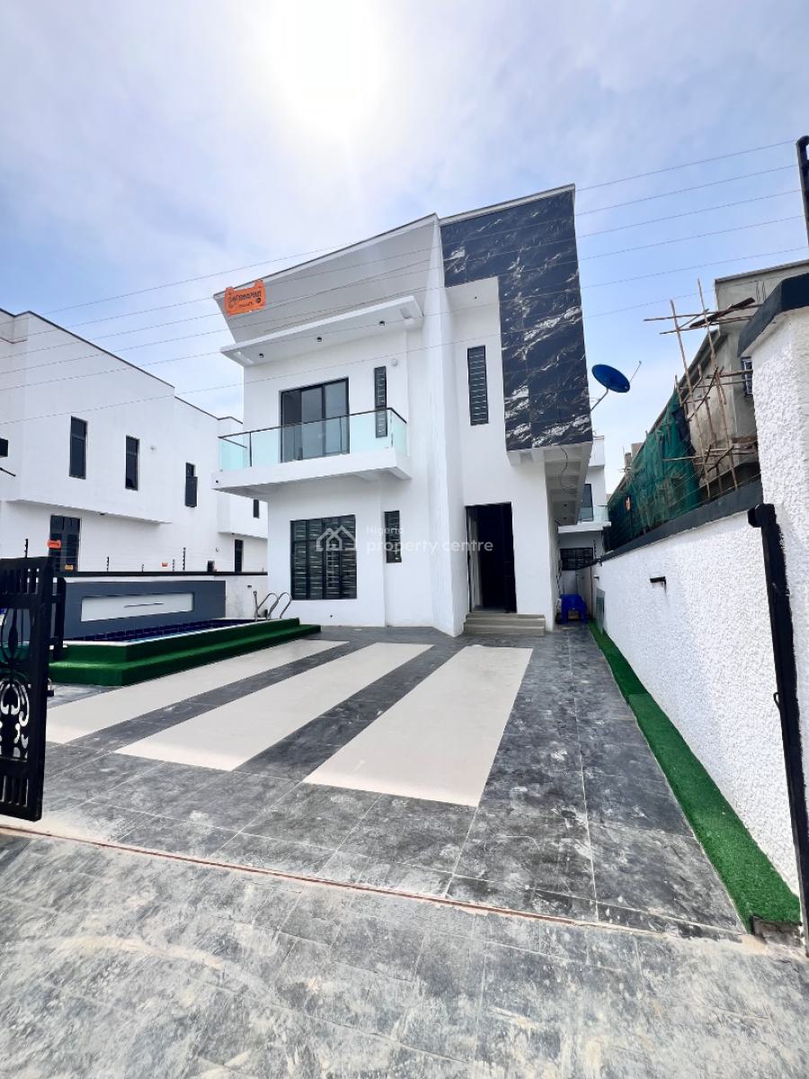 5 Bedrooms Duplex with Bq & Pool, Ikota, Lekki, Lagos, Detached Duplex for Sale