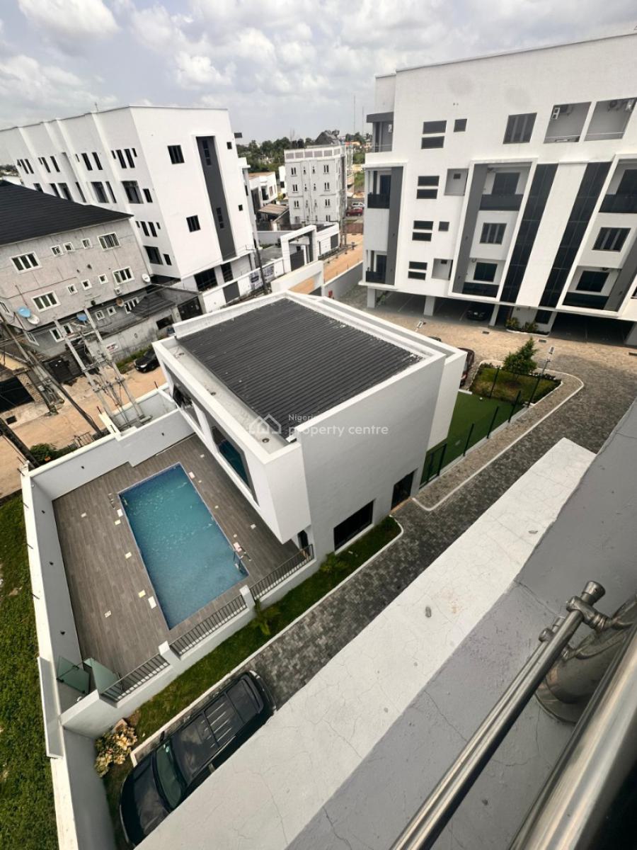 Topclass 4 Bedroom Terrace Duplex with Pool,gym and Lift, Surulere, Lagos, Terraced Duplex for Rent