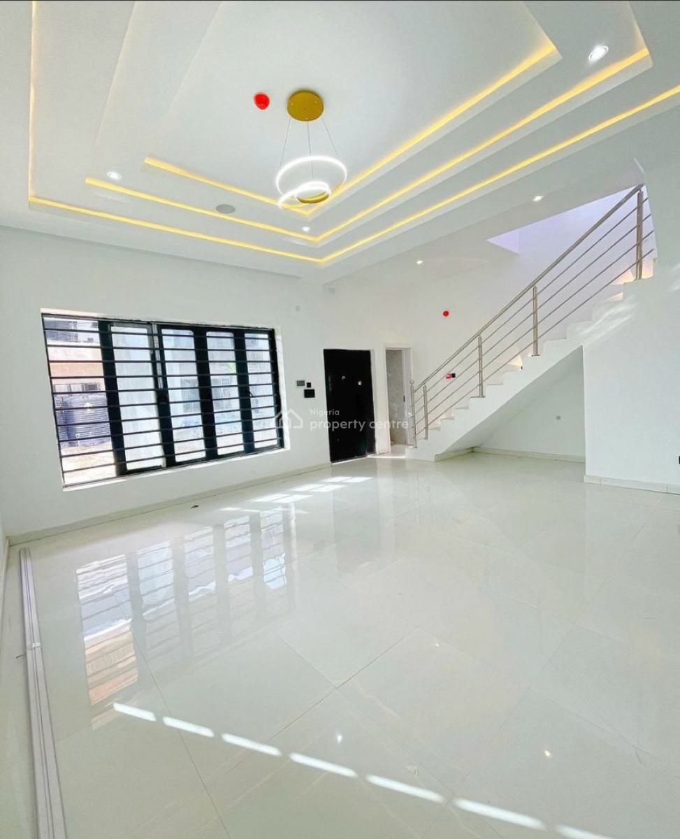 Serviced 4 Bedroom Terrace Duplex, Behind Pinnock Estate, Osapa, Lekki, Lagos, Terraced Duplex for Rent