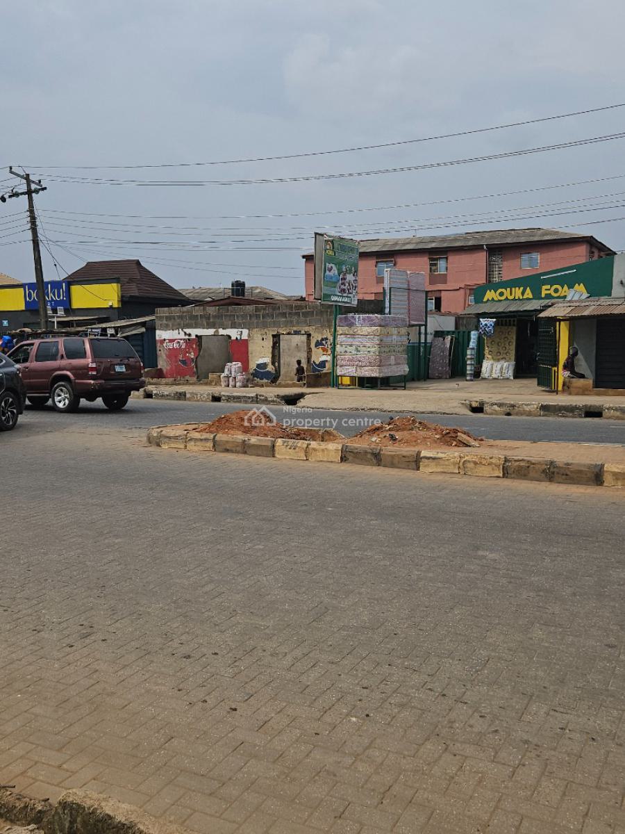 Commercial Land Measuring  50ft By 130ft, Fatolu Olude Bus Stop, Ipaja, Lagos, Mixed-use Land for Sale