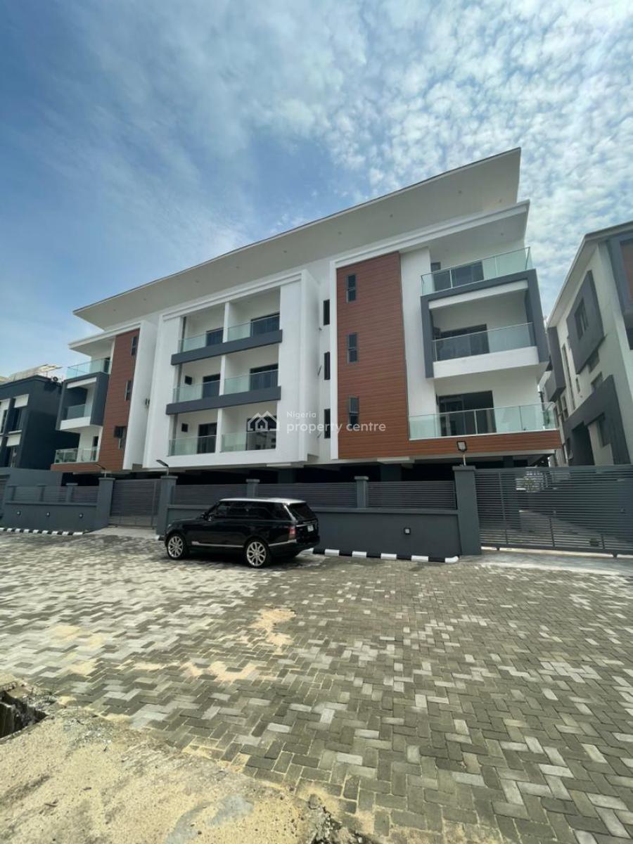 Serviced 3 Bedroom Flat with Elevator and Gym, Lekki Phase 1, Lekki, Lagos, Flat / Apartment for Rent