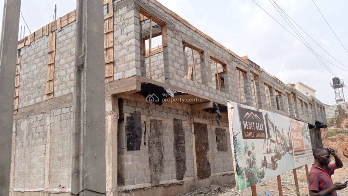 8 Units of 3 Bedrooms Terrace Duplexes with Bq All Ensuite Carcass, Opposite Suncity Estate, Kaura, Abuja, Terraced Duplex for Sale