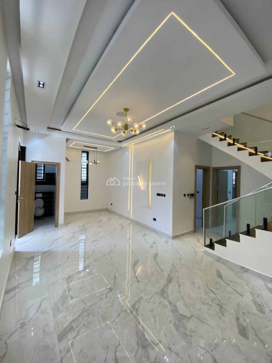 Brand New 4 Bedroom Fully Detached Duplex with Bq, Chevron, Lekki, Lagos, Semi-detached Duplex for Sale