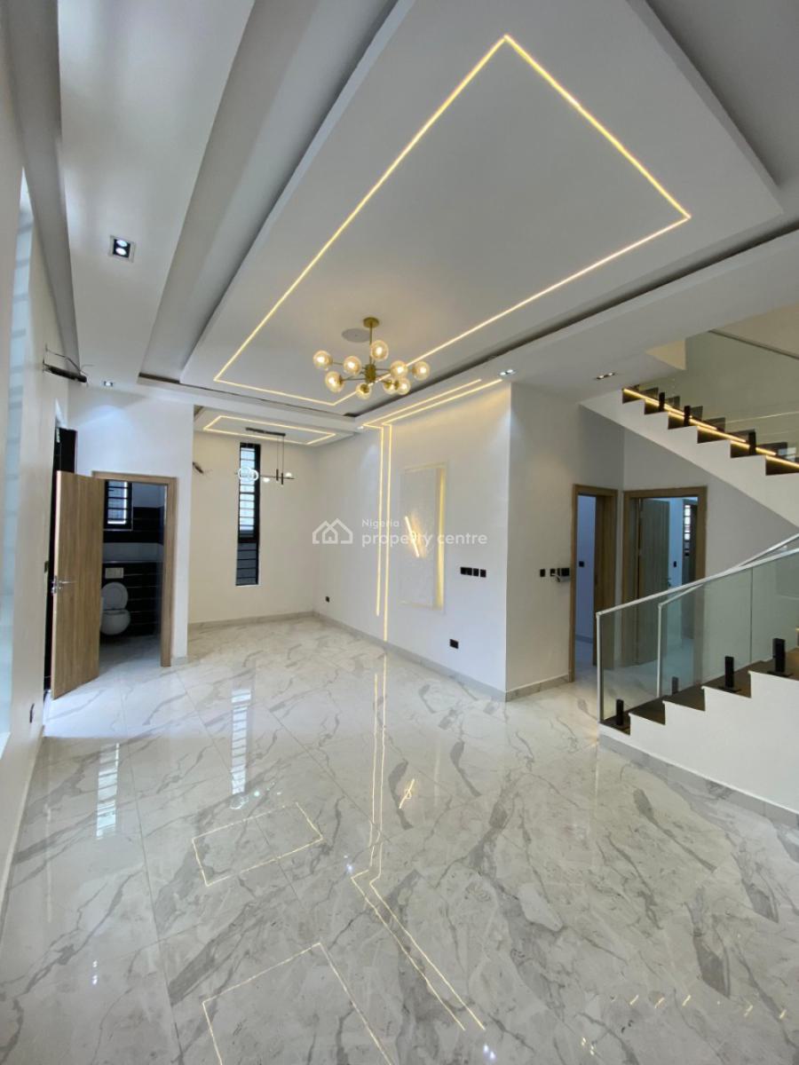 Brand New 4 Bedroom Fully Detached Duplex with Bq, Chevron, Lekki, Lagos, Semi-detached Duplex for Sale