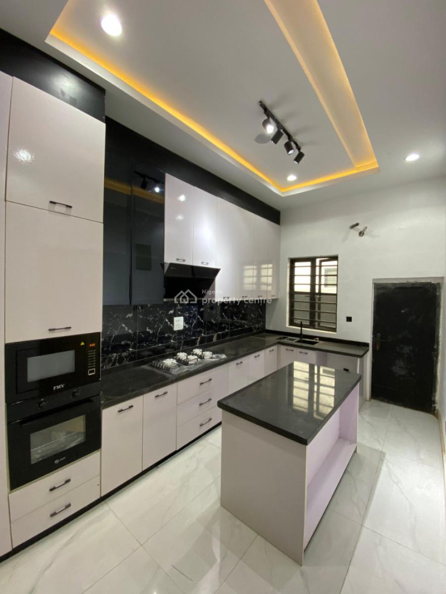 Brand New 4 Bedroom Fully Detached Duplex with Bq, Chevron, Lekki, Lagos, Semi-detached Duplex for Sale