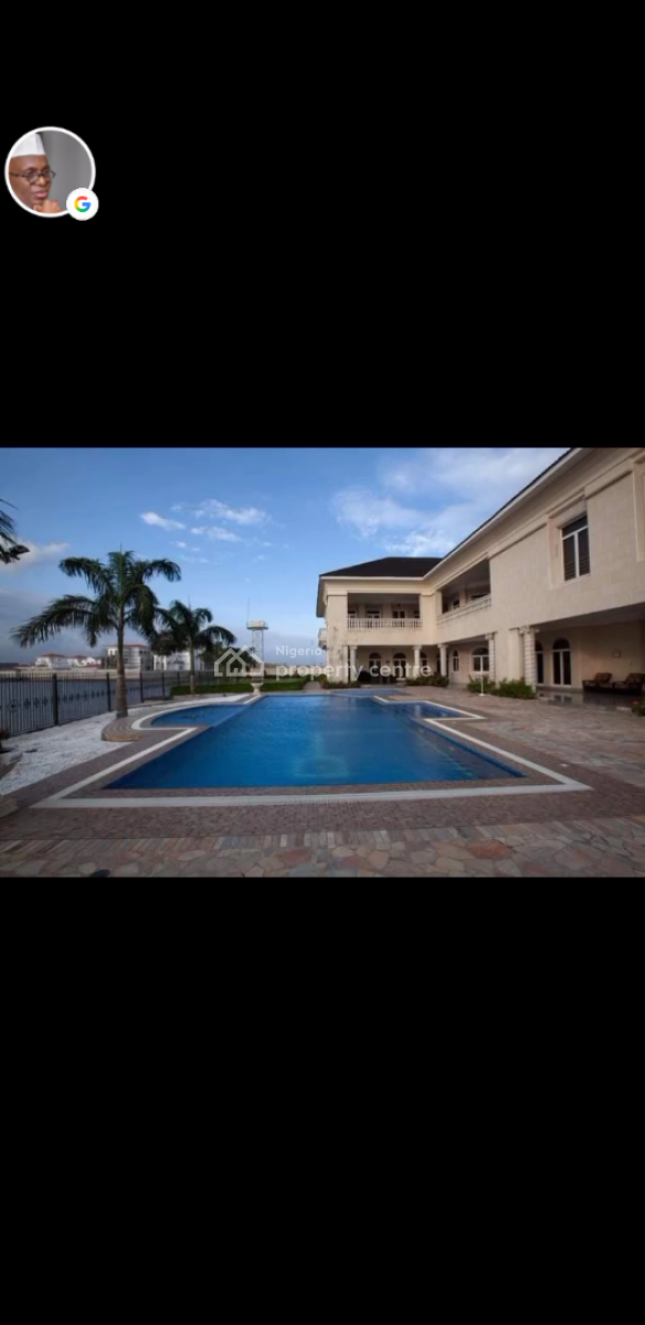Standalone 7 Bedroom Waterfront Villa on Approximately 6,000sqm, Waterfront Banana Island, Ikoyi, Lagos, House for Sale
