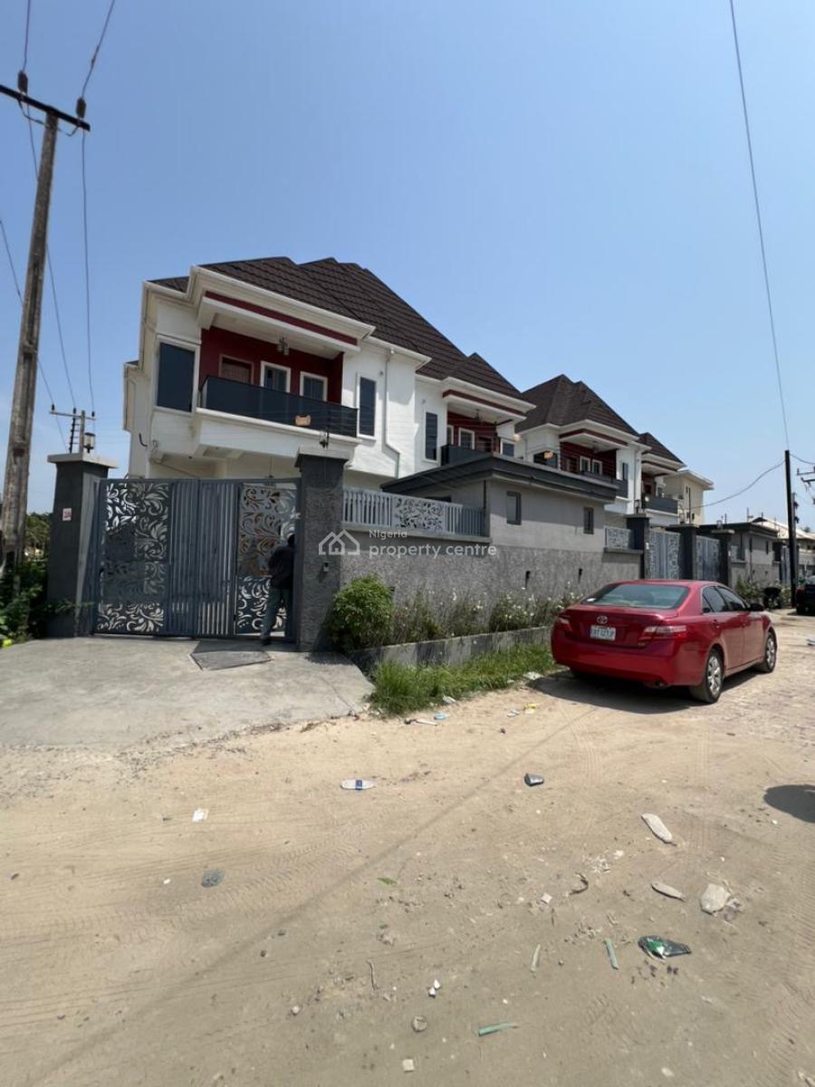 Beautiful Newly Built 4 Bedroom Semi Detached Duplex with Bq, New Road, Lekki, Lagos, Semi-detached Duplex for Sale