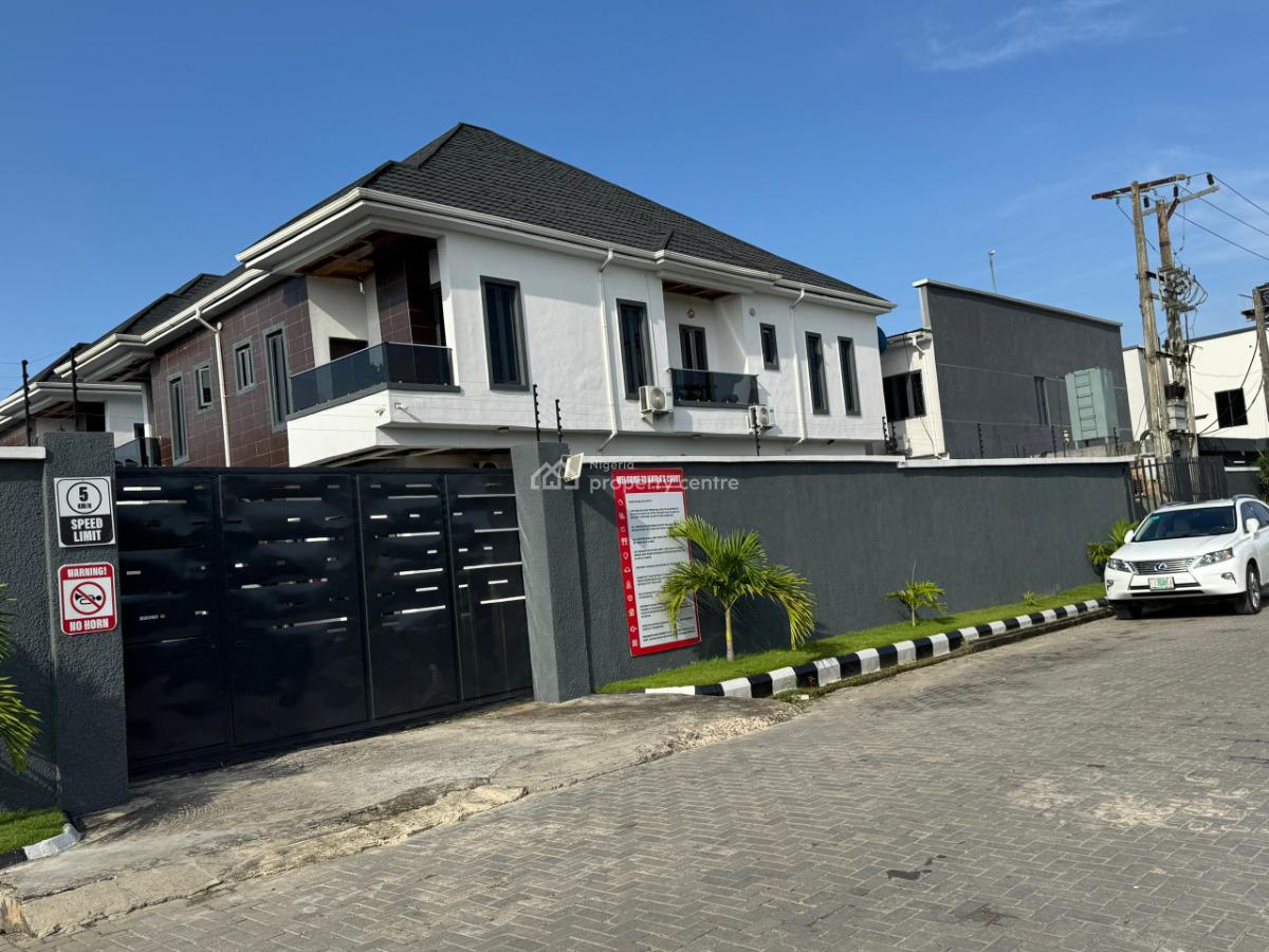 Fully Serviced Unfurnished 4 Bedroom Terrace Duplex , Serene Estate, Osapa, Lekki, Lagos, Terraced Duplex for Rent
