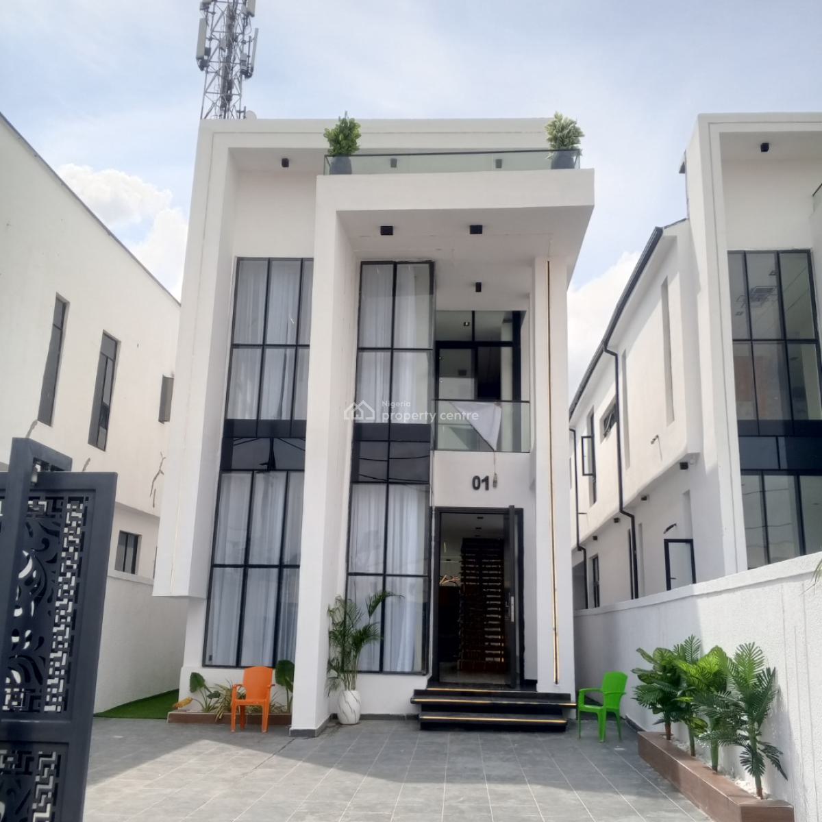 Luxury 5 Bedroom Detached Duplex with Bq and Swimming Pool, Ikota, Lekki, Lagos, Detached Duplex for Sale