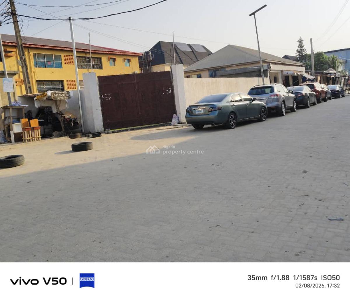 Strategically Located Dry , Fully Fenced N Gated Corner Piece Land,, Canal Estate, Okota, Isolo, Lagos, Residential Land for Sale