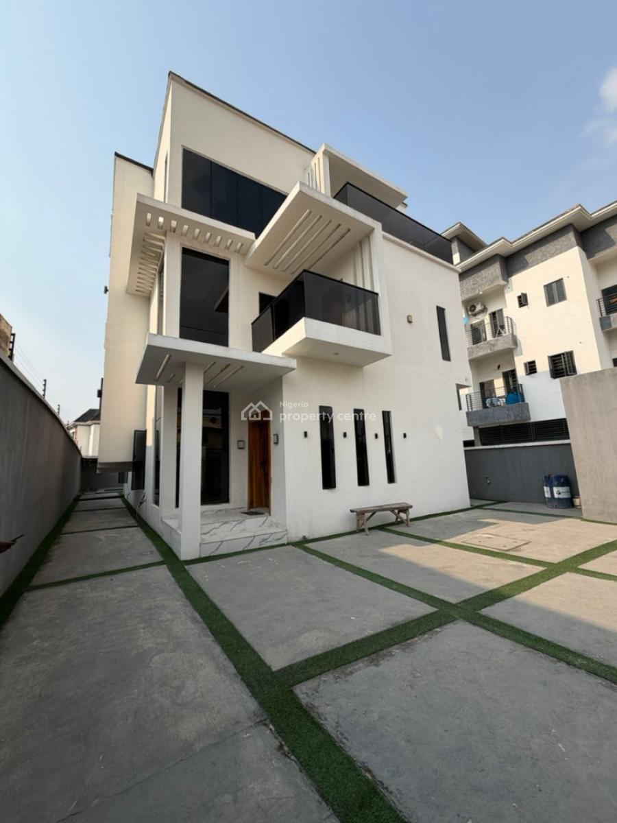 New Built and Well Finished 4 Bedroom Fully Detached Duplex with Bq., Lekki Phase 1, Lekki, Lagos, Detached Duplex for Sale