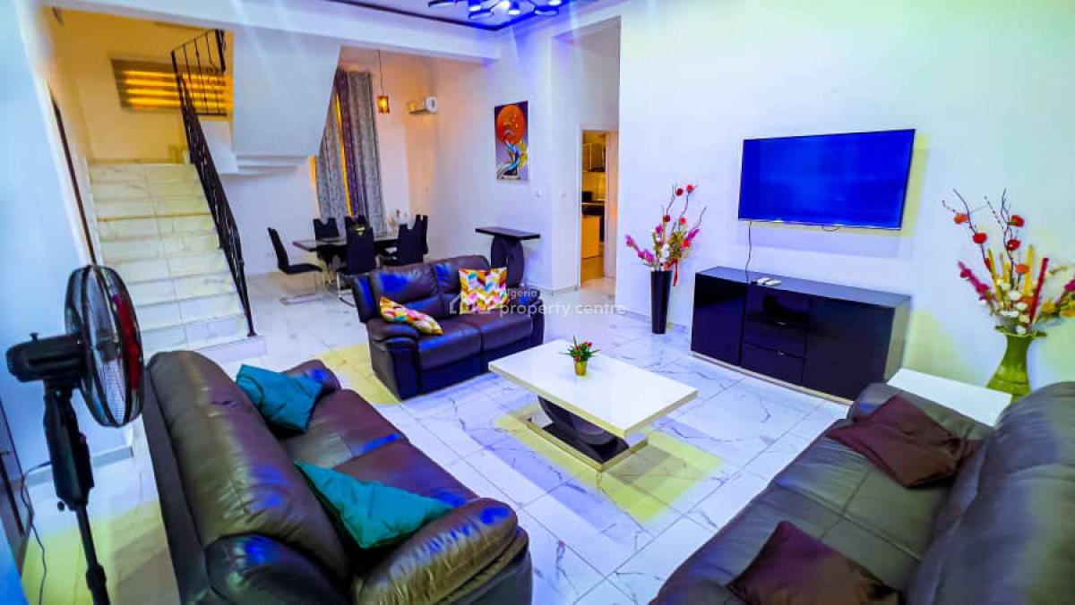 Tastefully Furnished and Serviced Luxury 4 Bedroom Duplex Apartment, Ogudu Gra, Gra, Ogudu, Lagos, Flat / Apartment Short Let