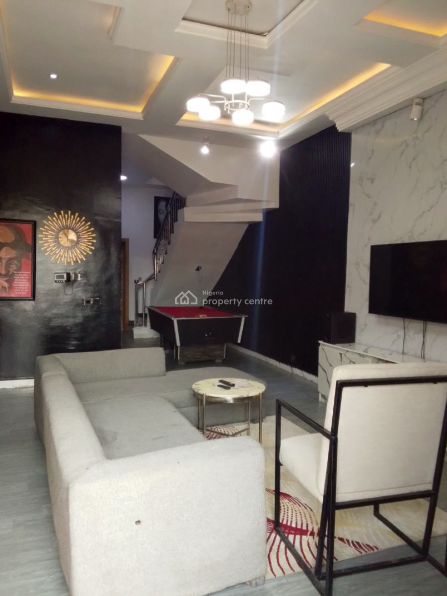 This Is a Lovely 4 Bedroom Fully Furnished Detached Duplex, Ikate, Nicon Town, Lekki, Lagos, Detached Duplex for Rent