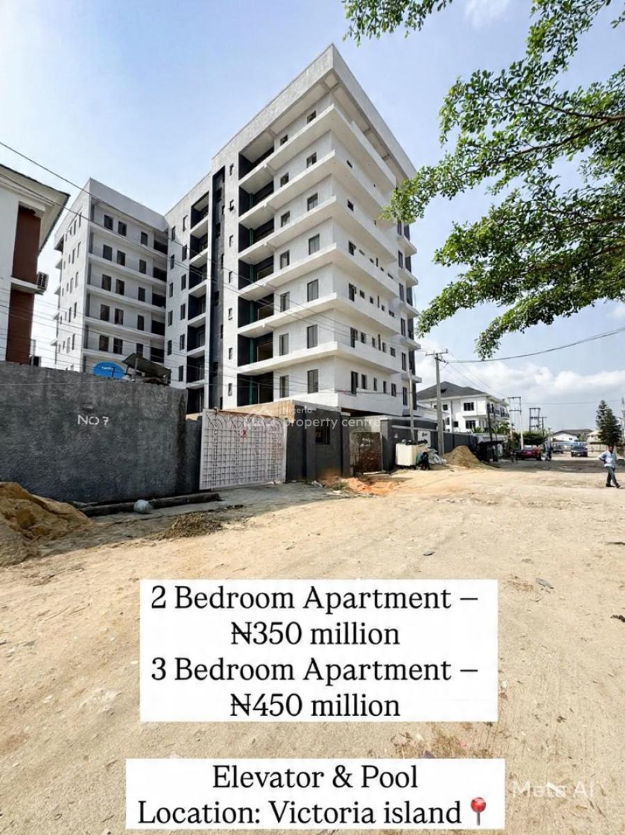 Lovely 3 Bedroom Apartment with Bq, Lekki, Lekki, Lagos, Block of Flats for Sale