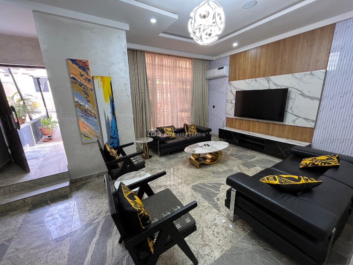 Furnished 4 Bedroom Terrace Duplex with a Room Bq, Guzape District, Abuja, Terraced Duplex for Sale