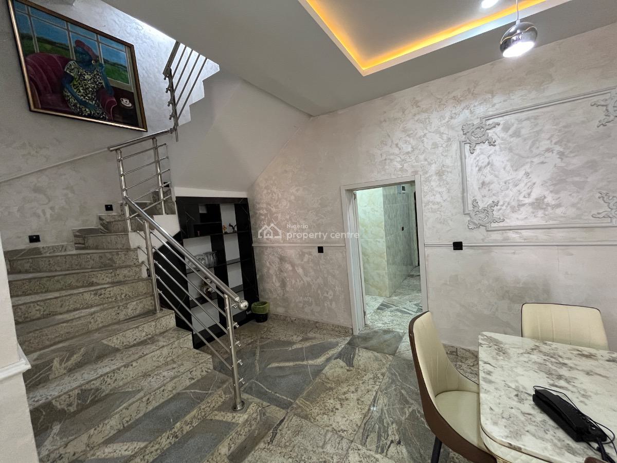 Furnished 4 Bedroom Terrace Duplex with a Room Bq, Guzape District, Abuja, Terraced Duplex for Sale