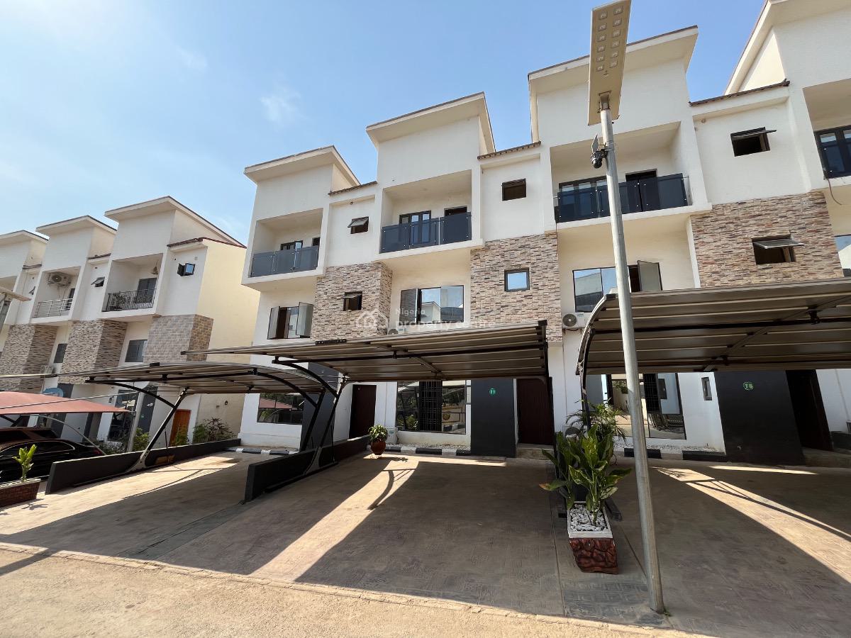 4 Bedroom Terrace Duplex + Bq, Guzape District, Abuja, Terraced Duplex for Sale